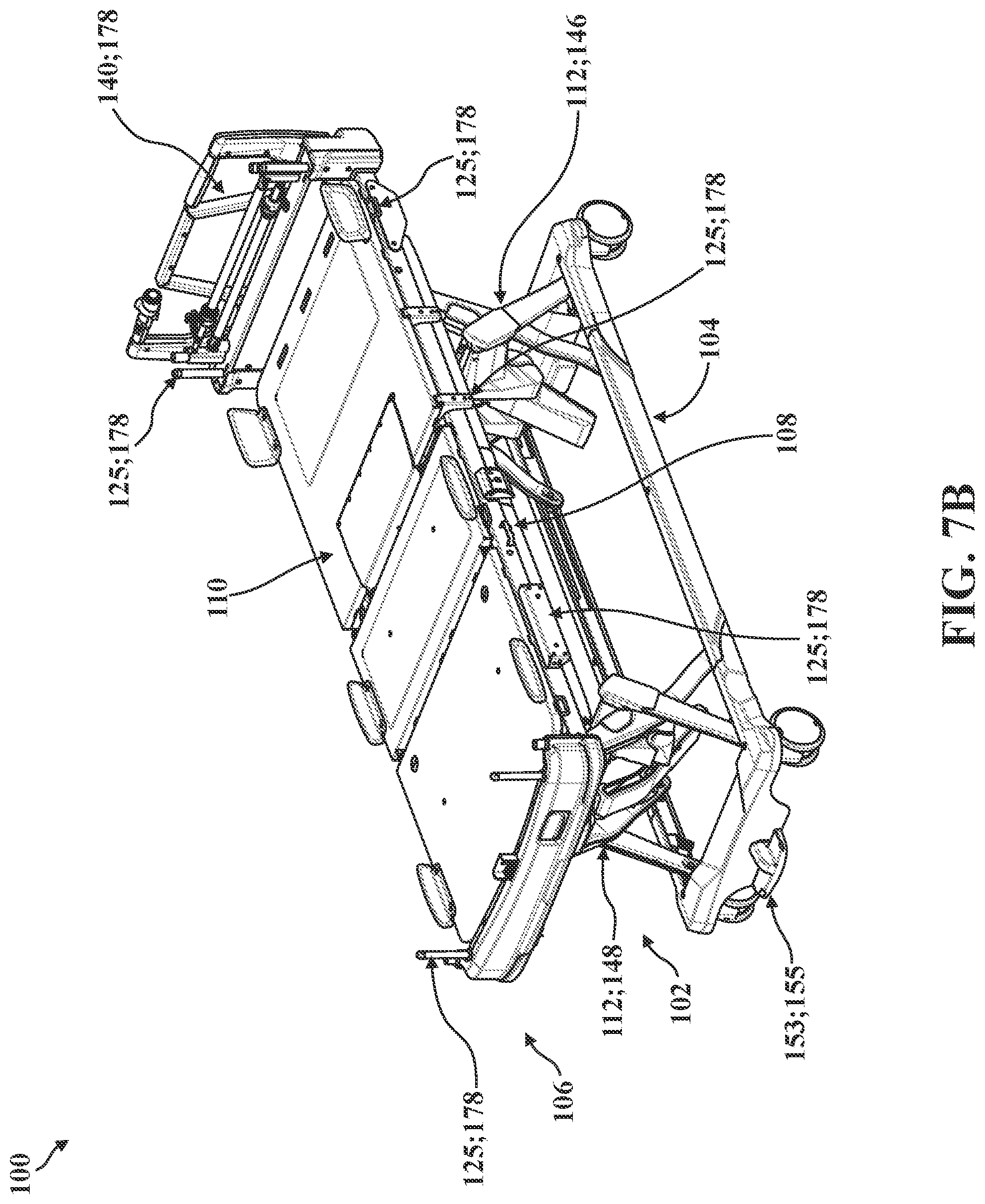 Patent US12324776 Figure 11 – Patient support apparatus for treating patients presenting behavioral health indicia