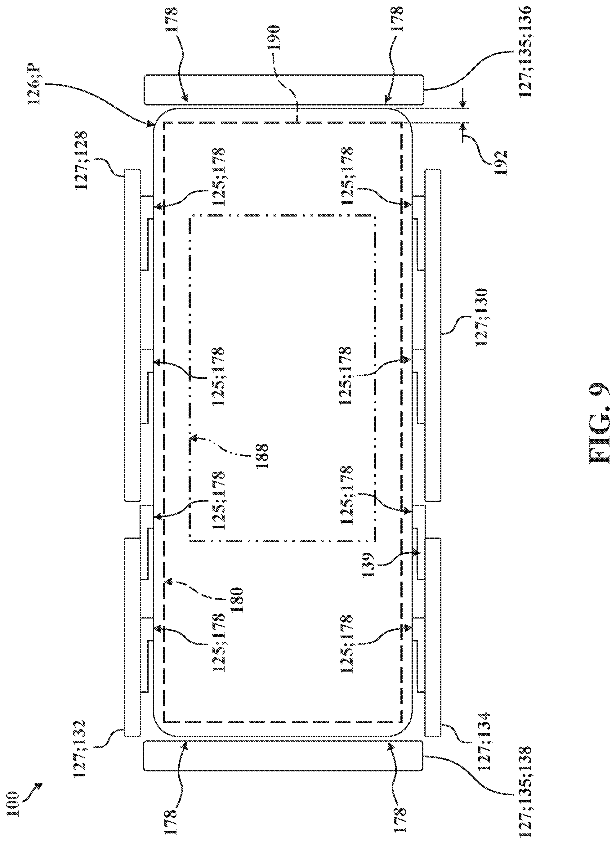 Patent US12324776 Figure 15 – Patient support apparatus for treating patients presenting behavioral health indicia