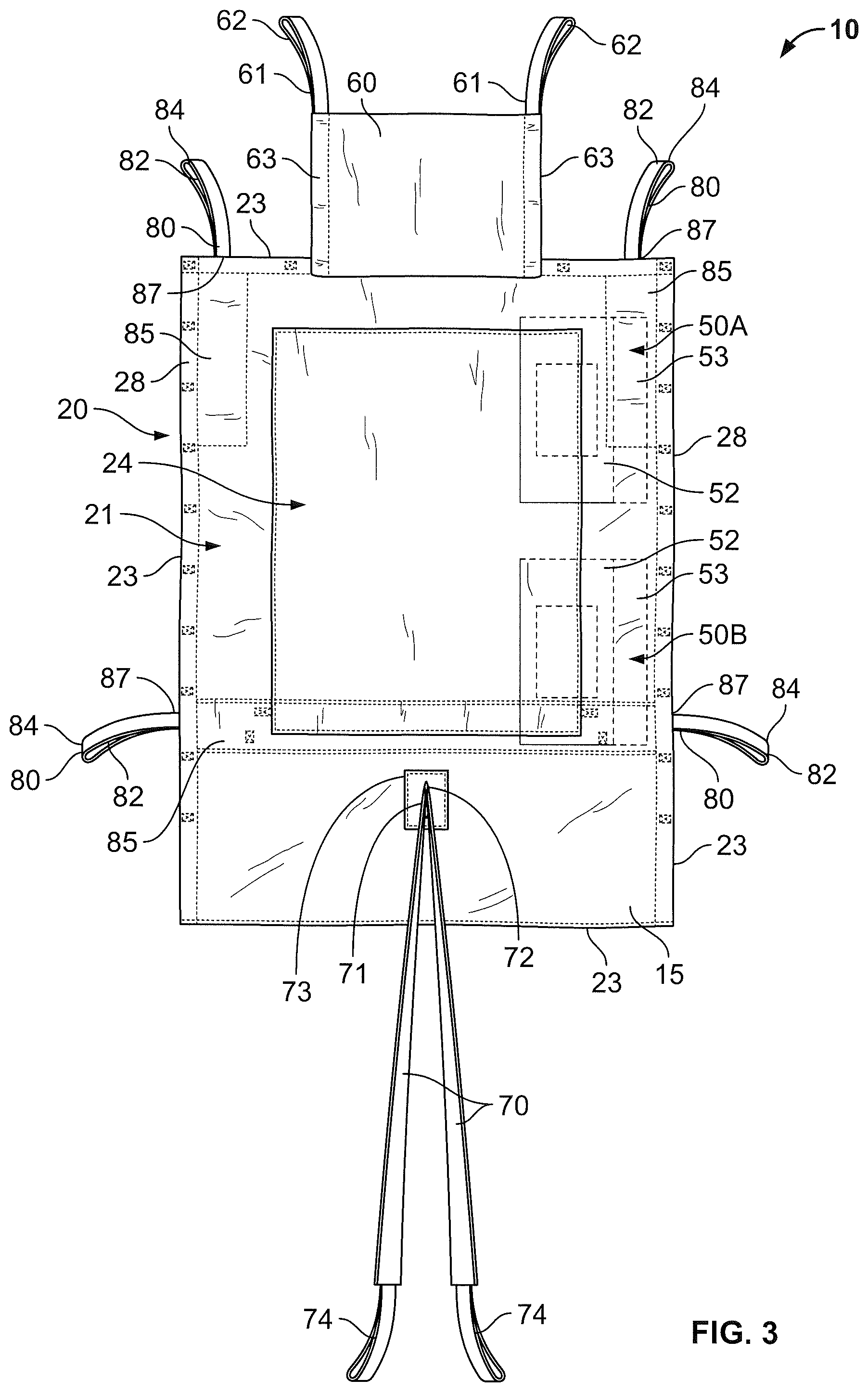 Patent US12324778 Figure 3 – Apparatus and system for lifting, moving, turning, and positioning a patient