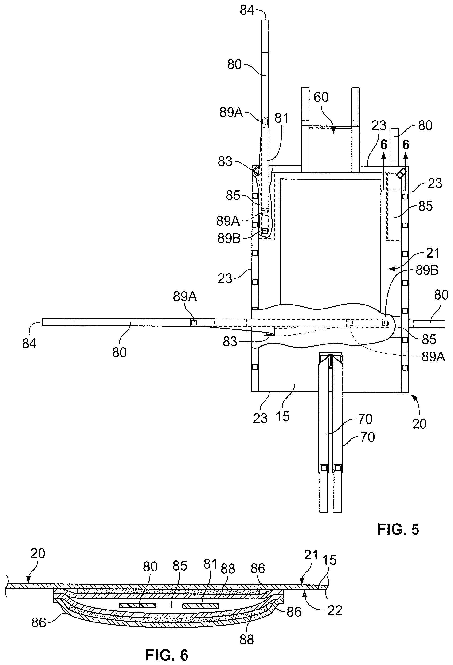 Patent US12324778 Figure 5 – Apparatus and system for lifting, moving, turning, and positioning a patient