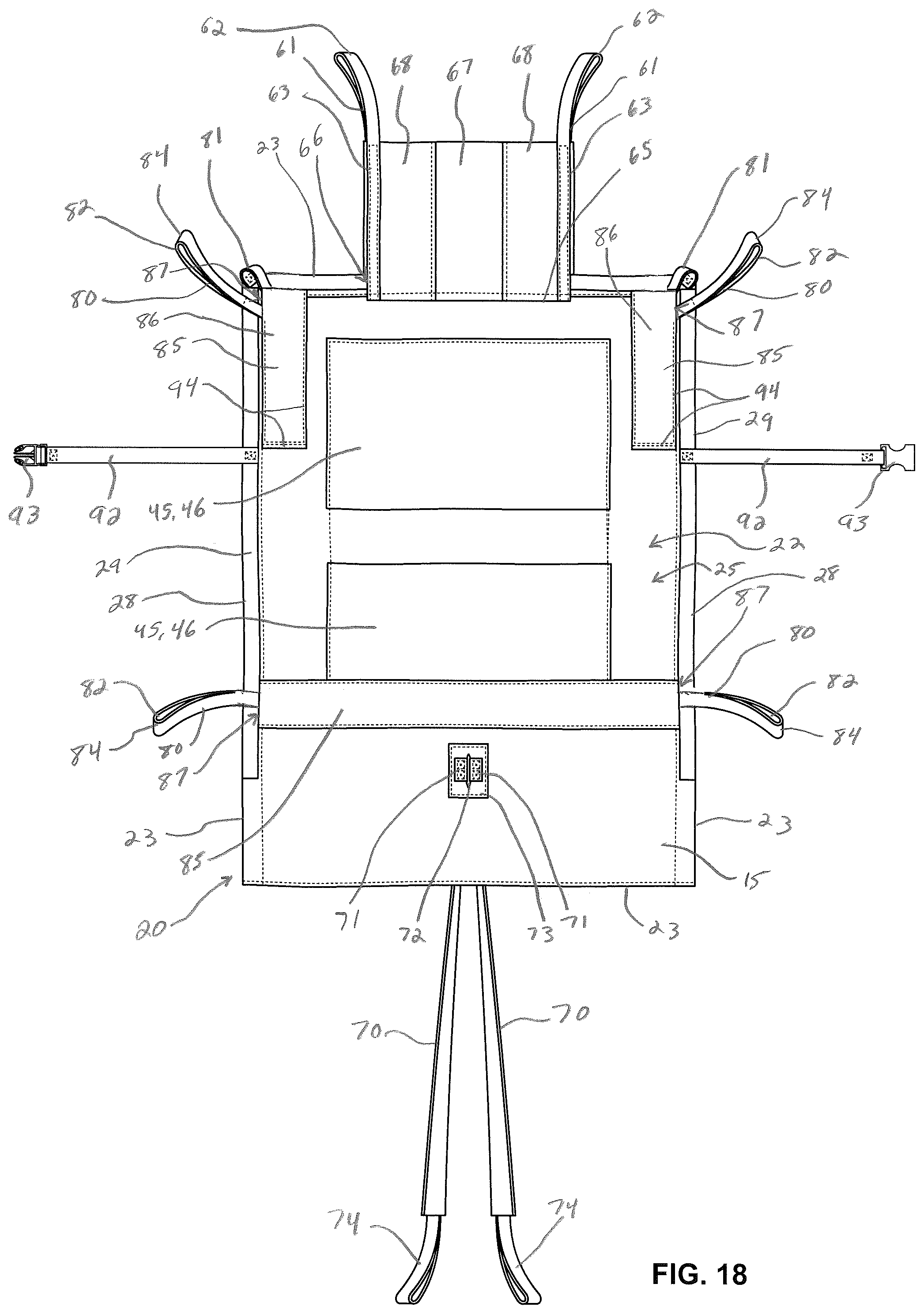 Patent US12324778 Figure 17 – Apparatus and system for lifting, moving, turning, and positioning a patient