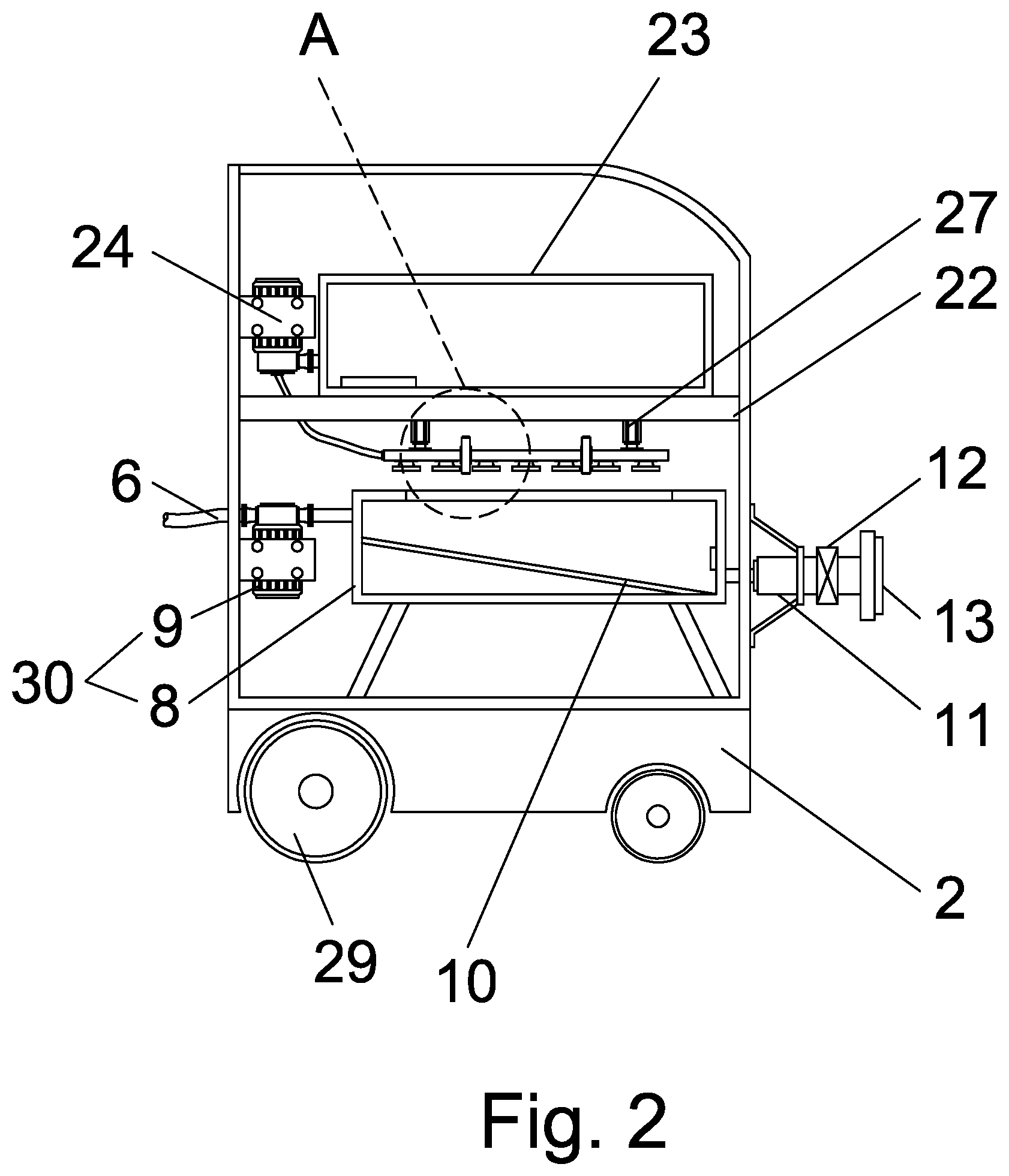 Patent US12324779 Figure 2 – Intelligent multipoint bedridden excretion and automatic cleaning and water filling treatment system