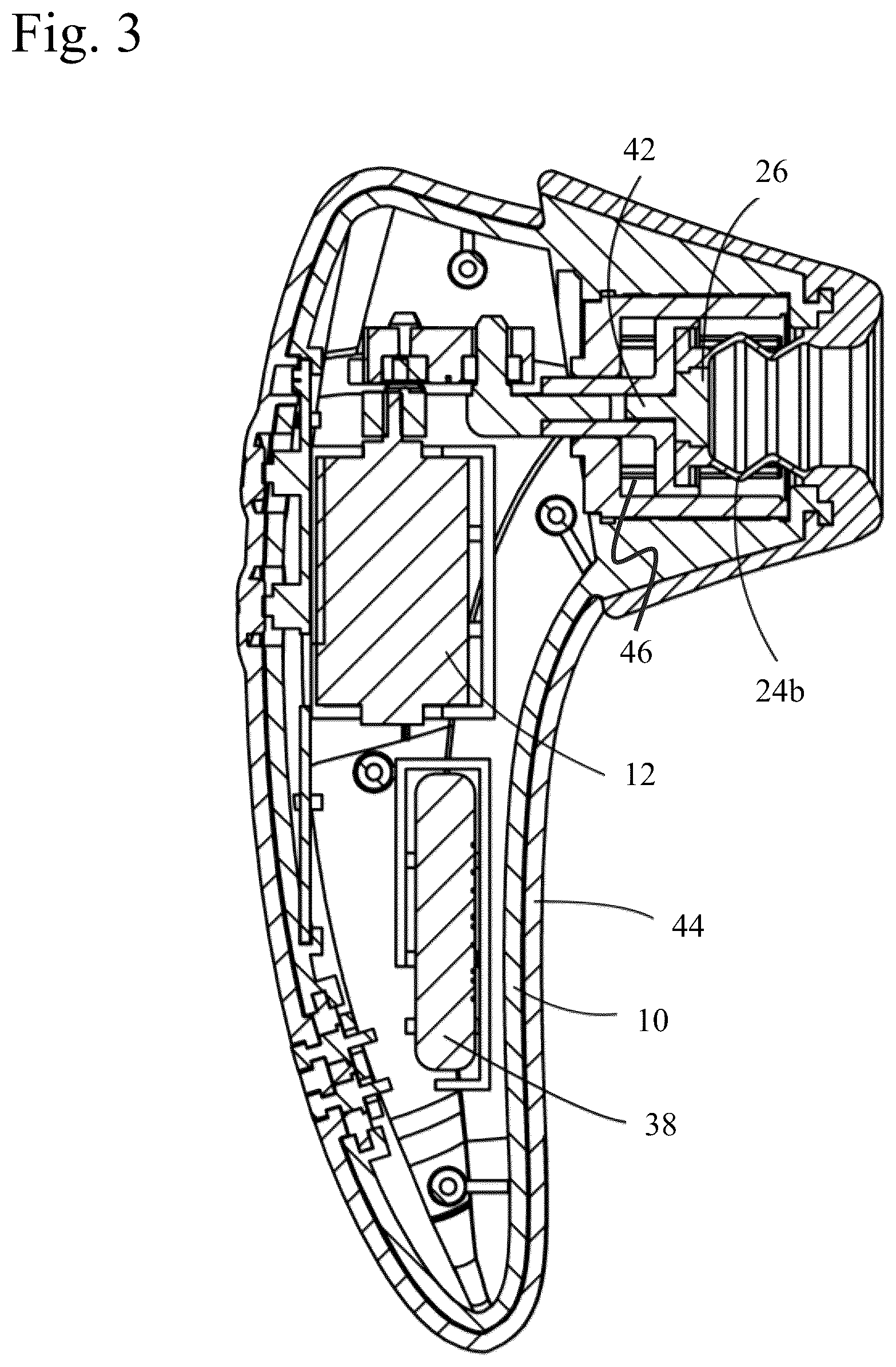 Patent US12324784 Figure 3 – Pressure field generator and stimulation device including the same