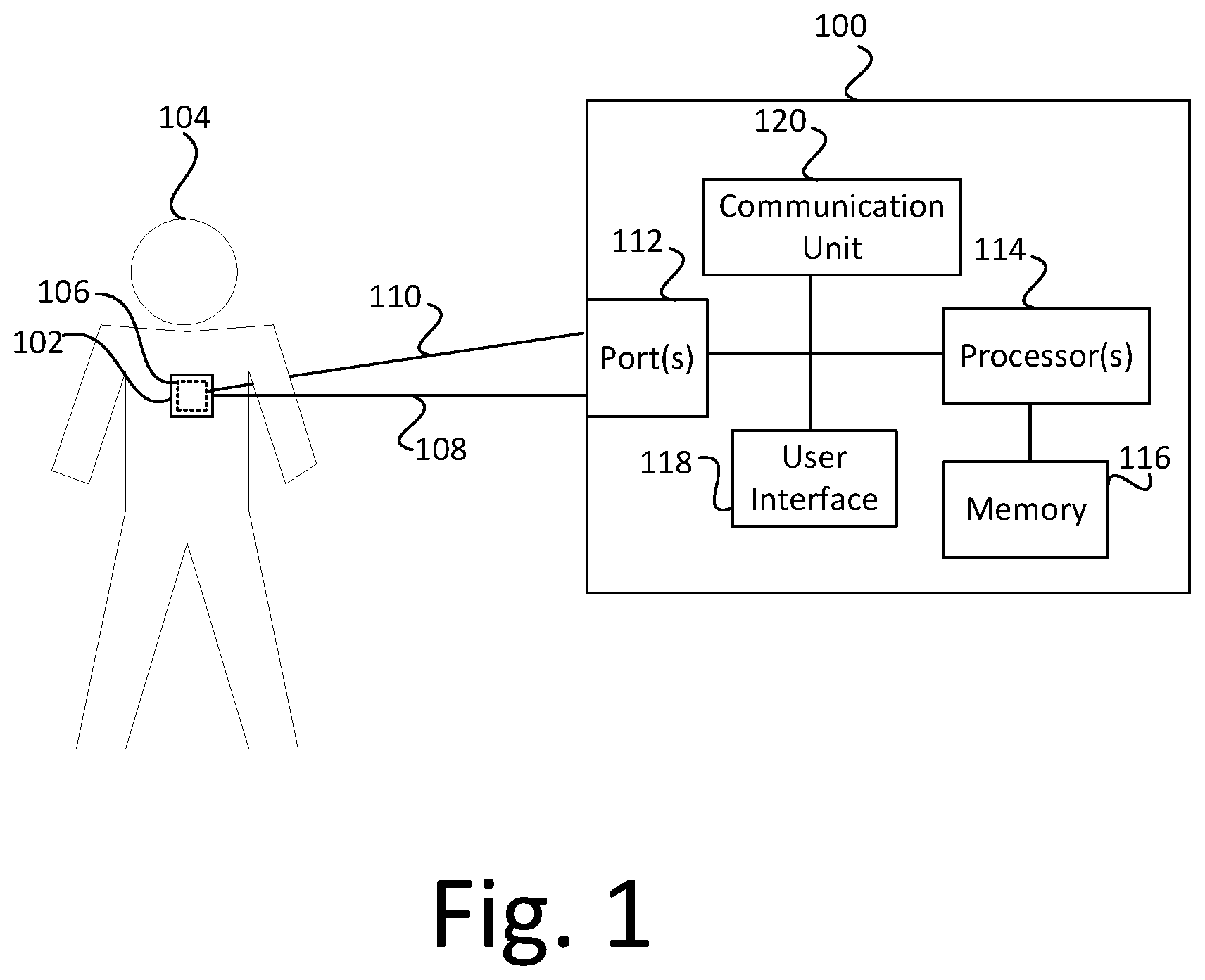 Patent US12324786 Figure 1 – Determining chest compression depth using impedance
