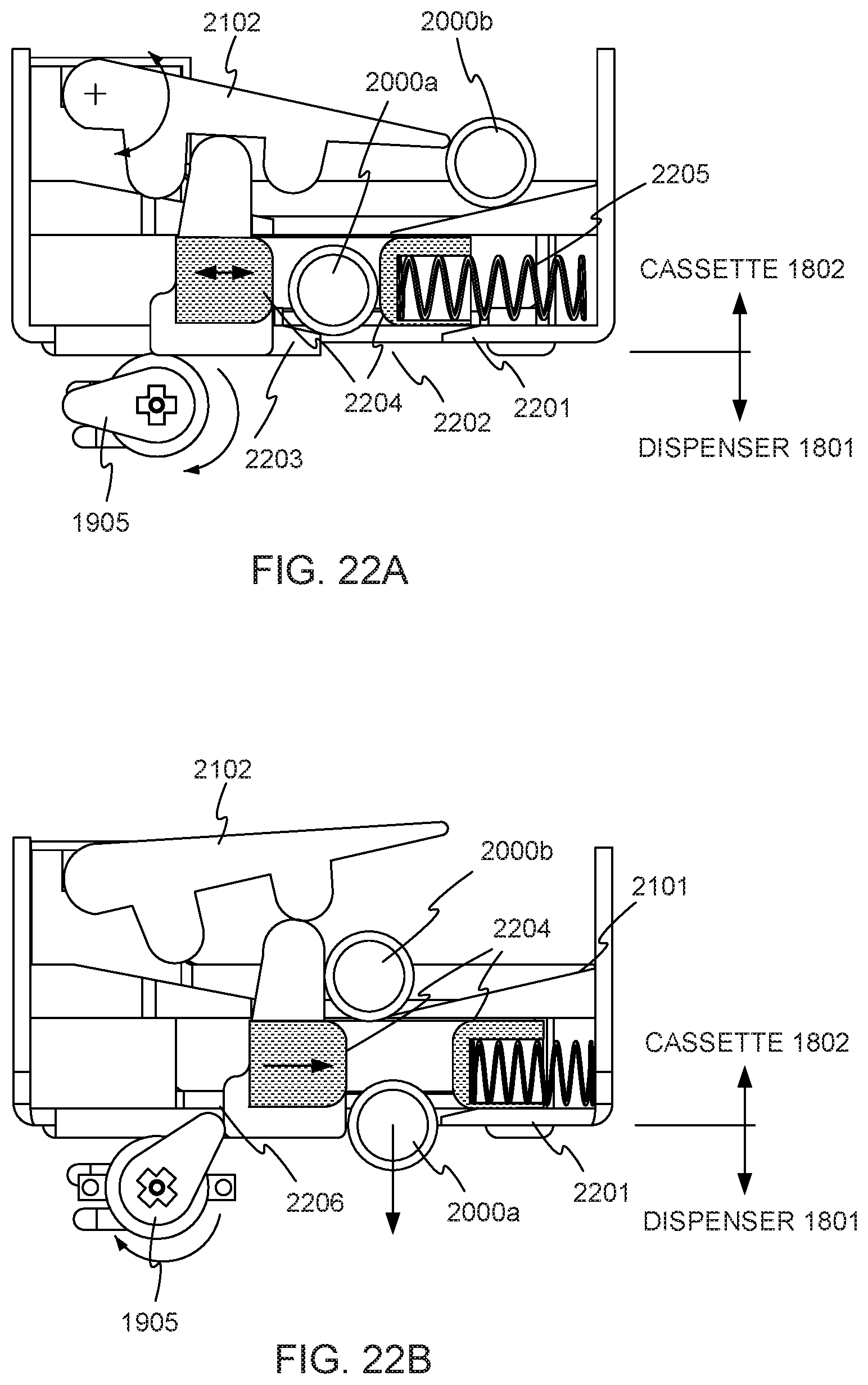 Patent US12324788 Figure 17 – Unit dose dispensing mechanisms