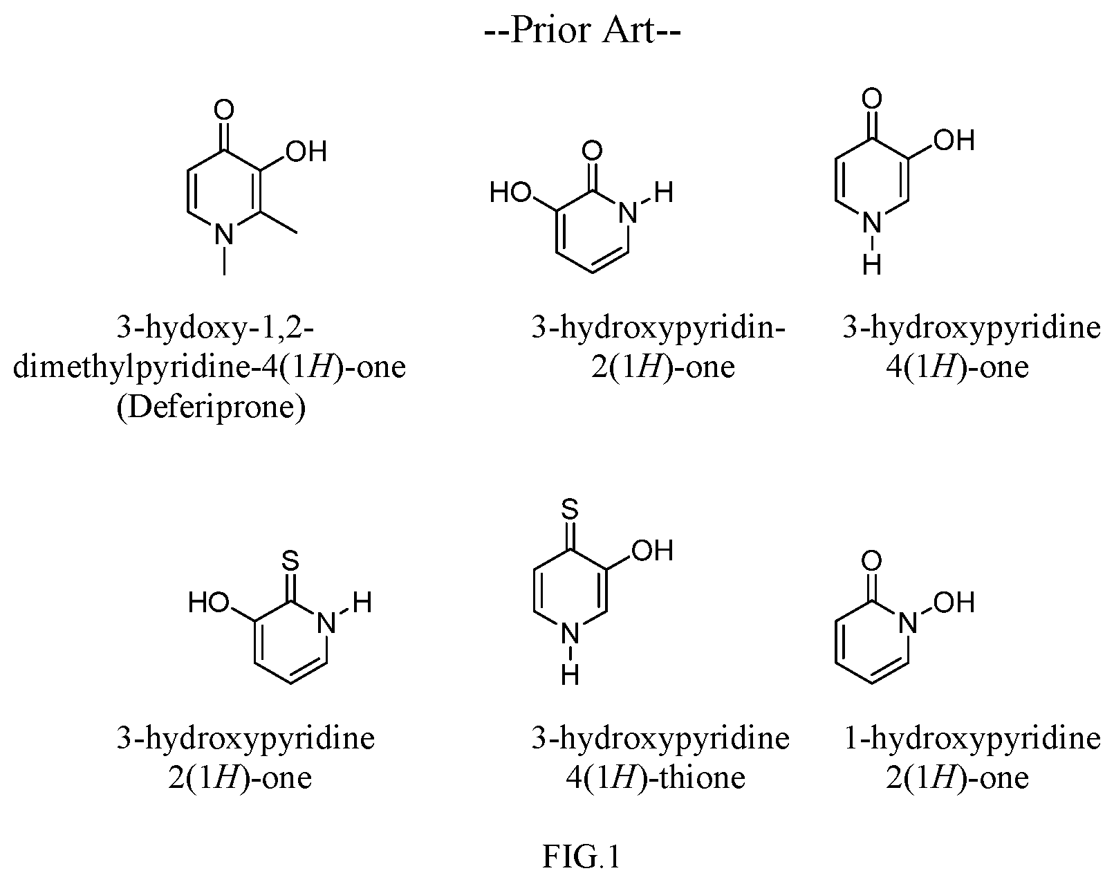 Patent US12324803 Figure 1 – 3-(hydroxy)-pyridin-4(1H)-one compounds and methods of making and using the same