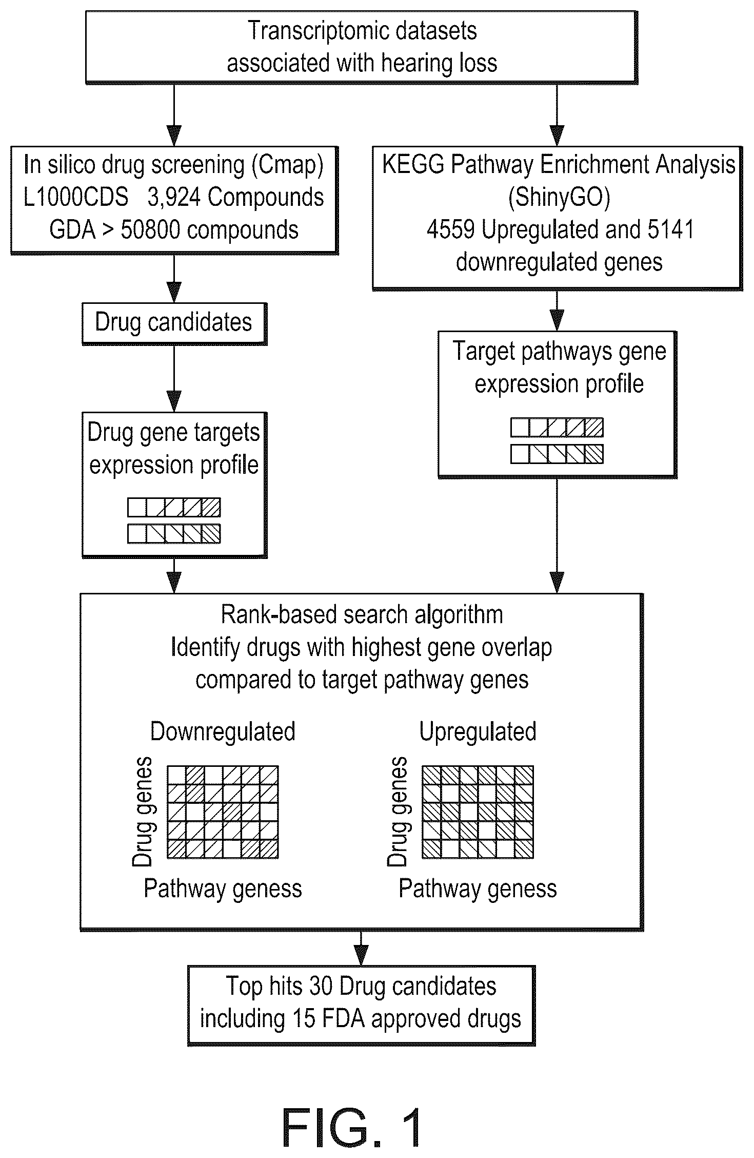 Patent US12324808 Figure 1 – Methods for the prevention and treatment of hearing loss