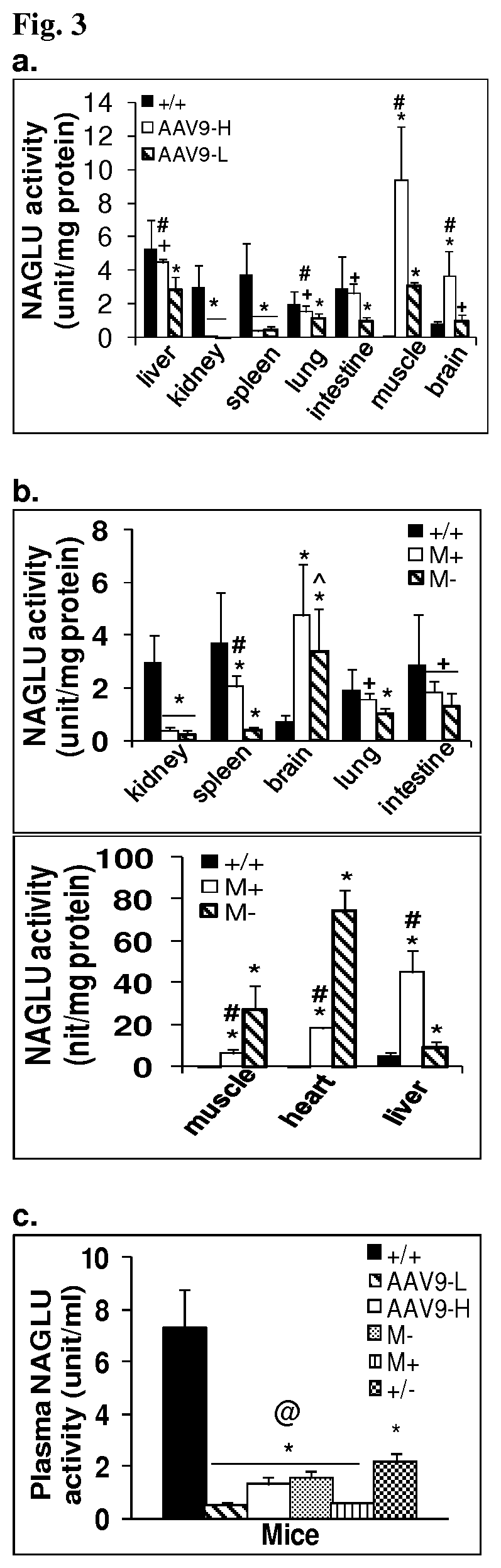 Patent US12324829 Figure 4 – Methods for delivery of polynucleotides by adeno-associated virus for lysosomal storage disorders
