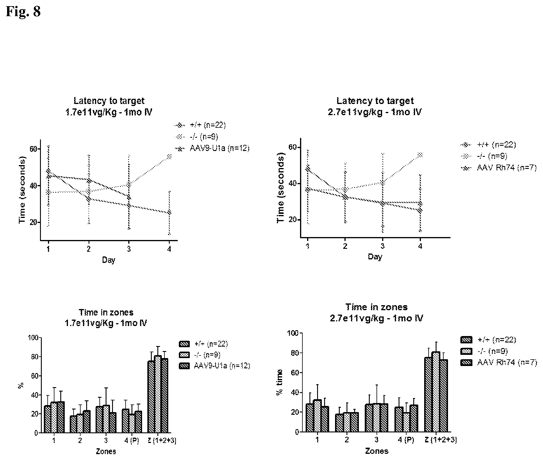Patent US12324829 Figure 9 – Methods for delivery of polynucleotides by adeno-associated virus for lysosomal storage disorders