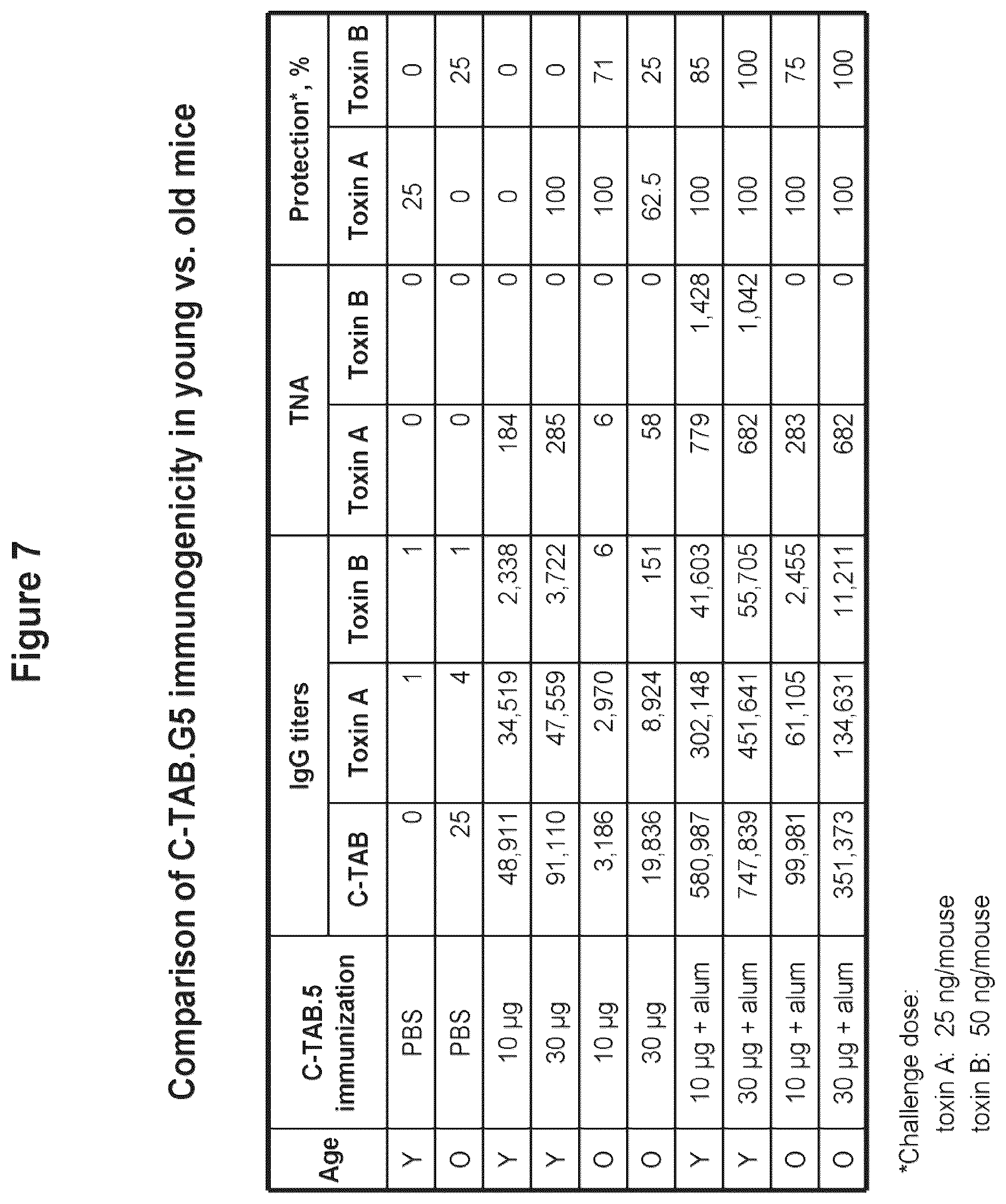 Patent US12324831 Figure 9 – Isolated polypeptide of the toxin A and toxin B proteins of C. difficile and uses thereof