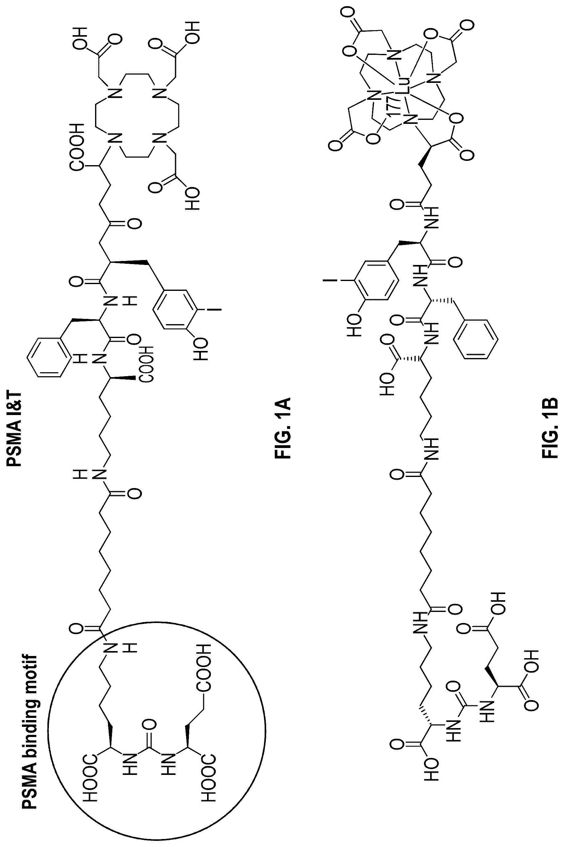 Patent US12324846 Figure 1 – [ 177 LU] lutetium-PSMA IandT composition and dosimetry, kit, method of making, and method of using thereof