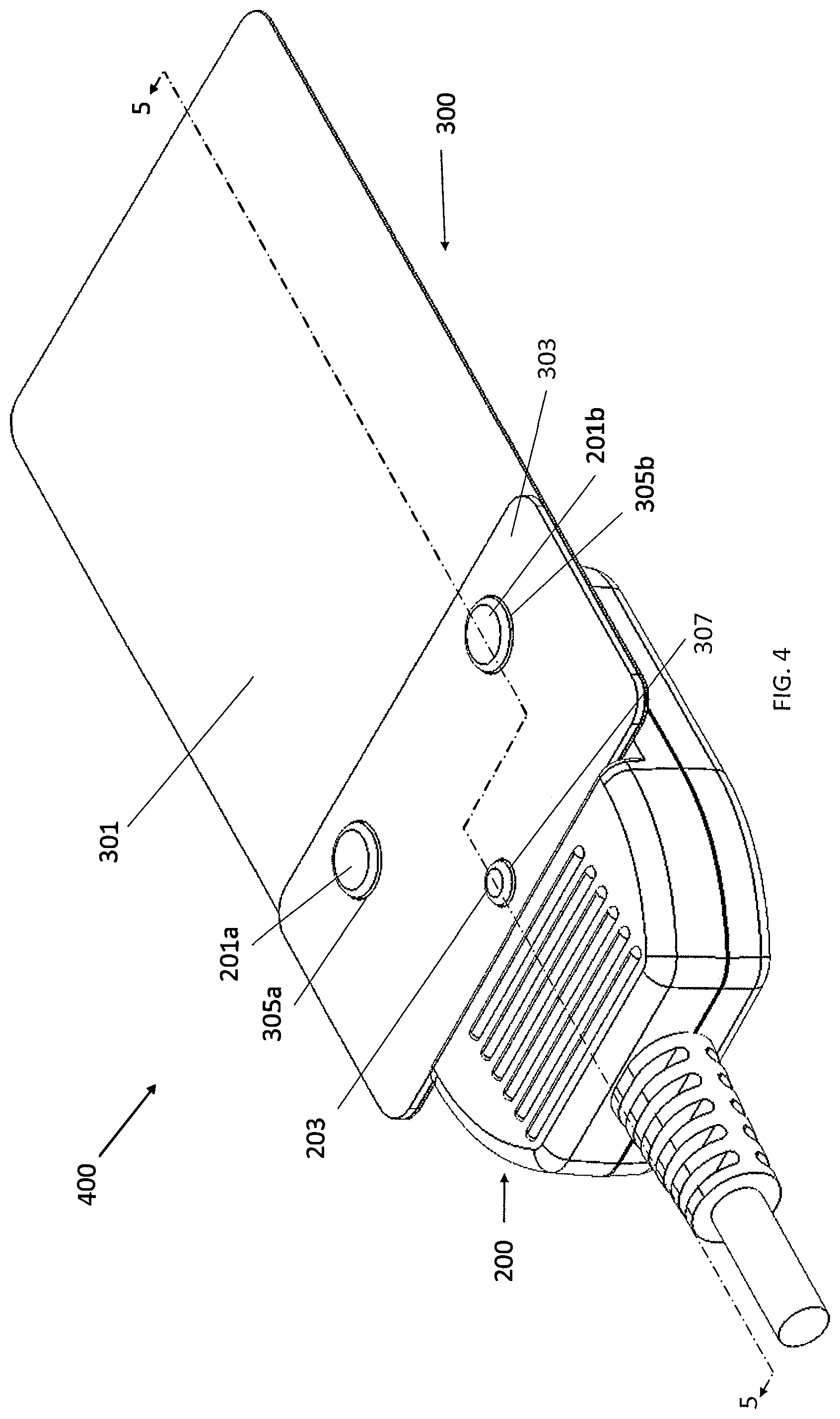 Patent US12324863 Figure 8 – Magnetic latch connector assembly