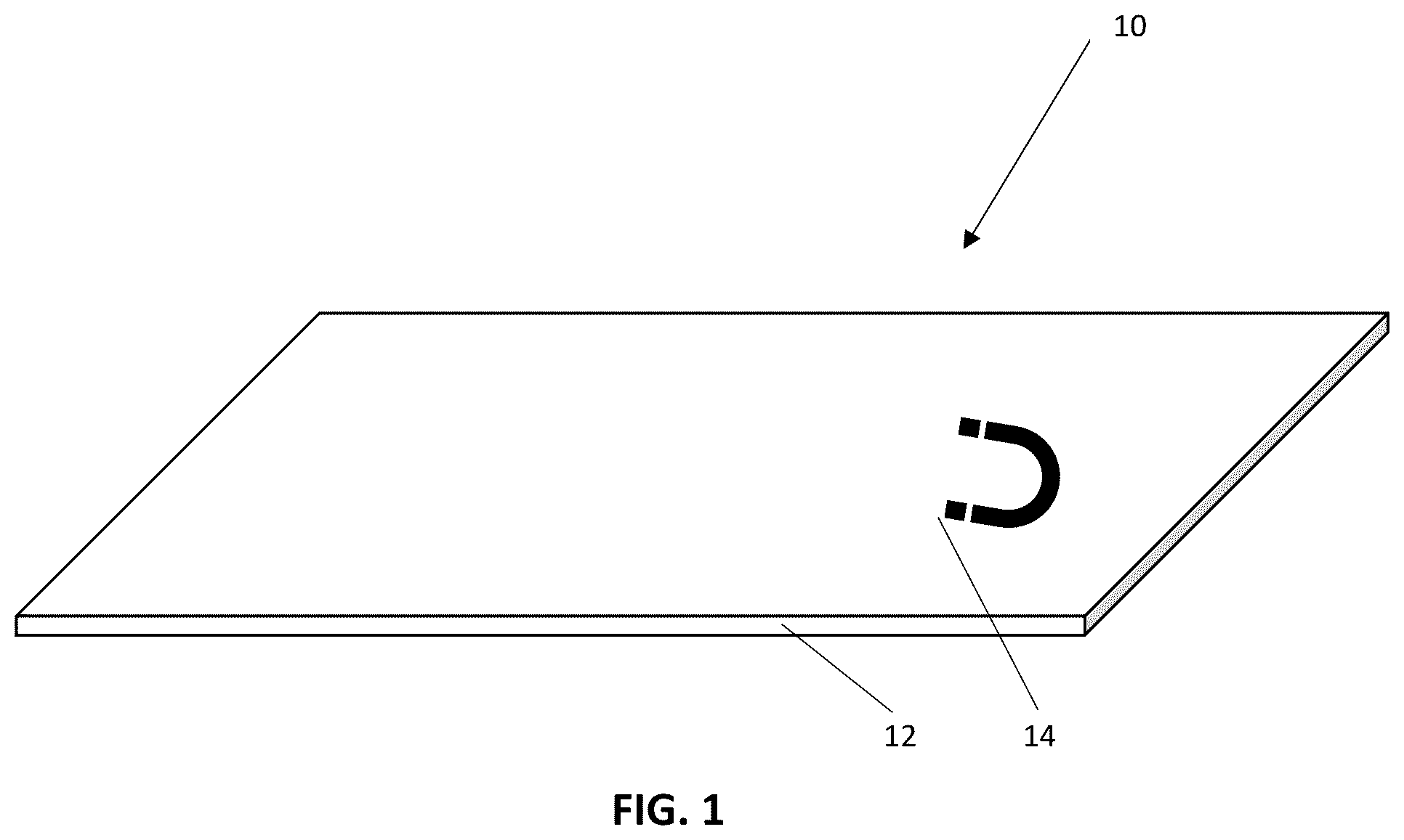 Patent US12324864 Figure 1 – Sanitizing wipe with metal detectable printed indicia
