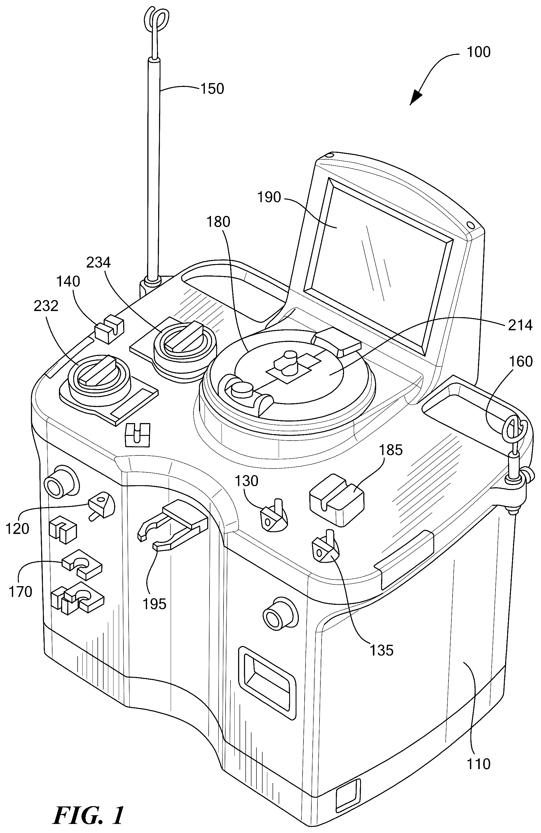 Patent US12324873 Figure 1 – System and method for collecting plasma
