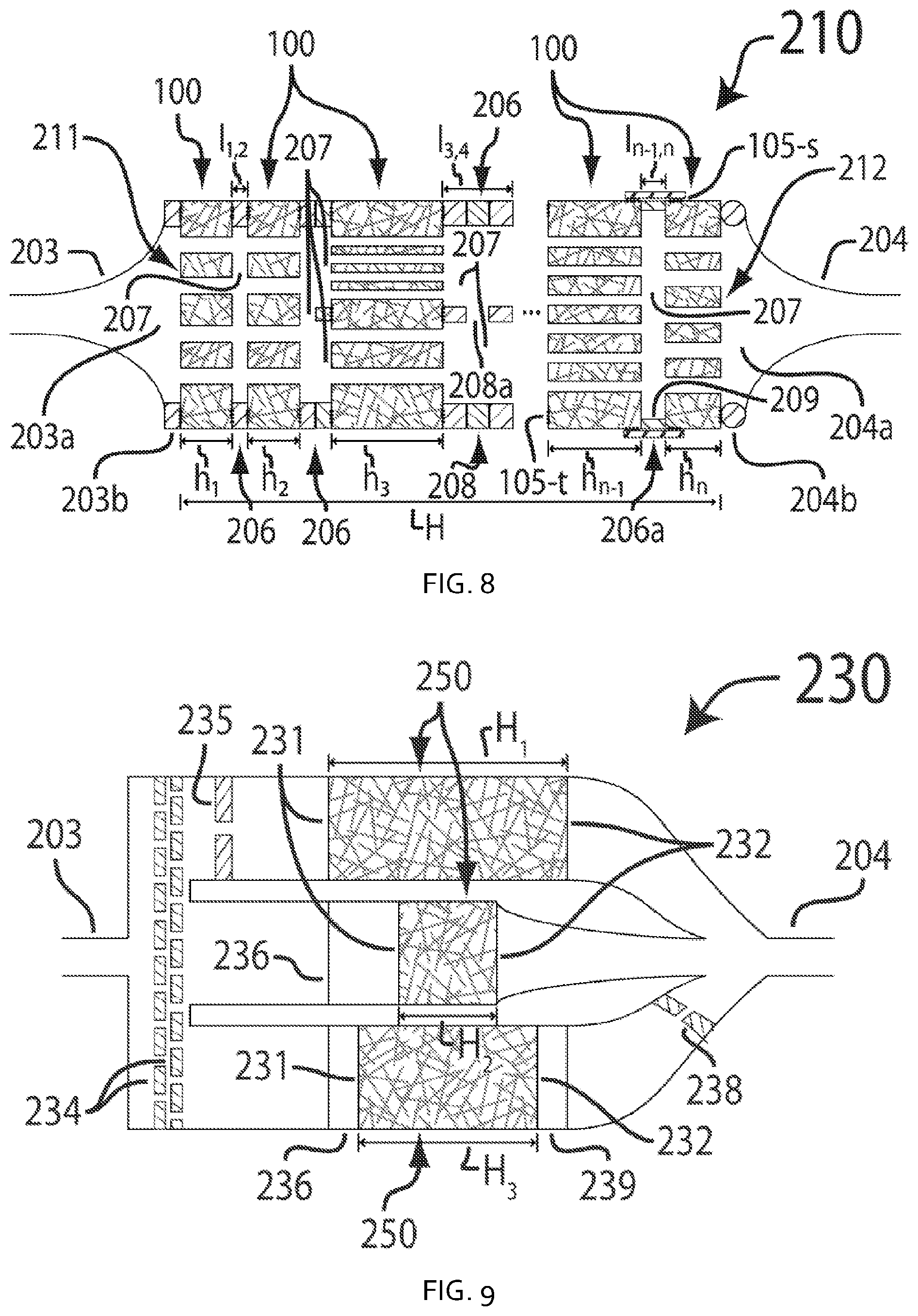 Patent US12324876 Figure 9 – Fluid reactors