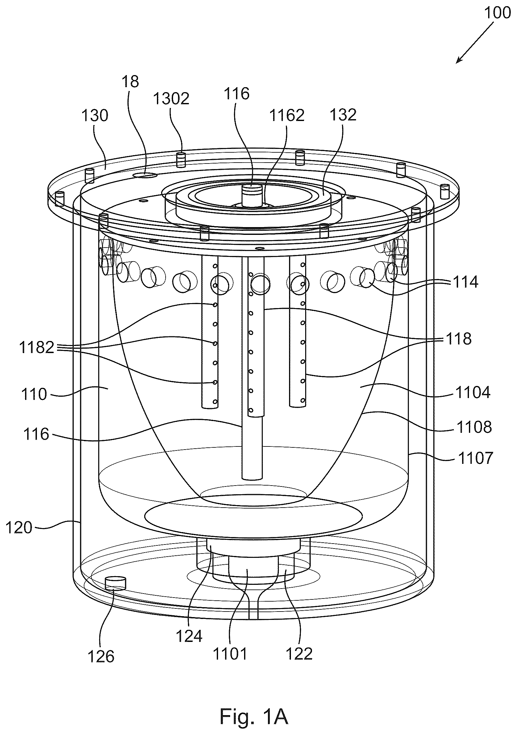 Patent US12324877 Figure 1 – Blood-gas exchange device and methods of use