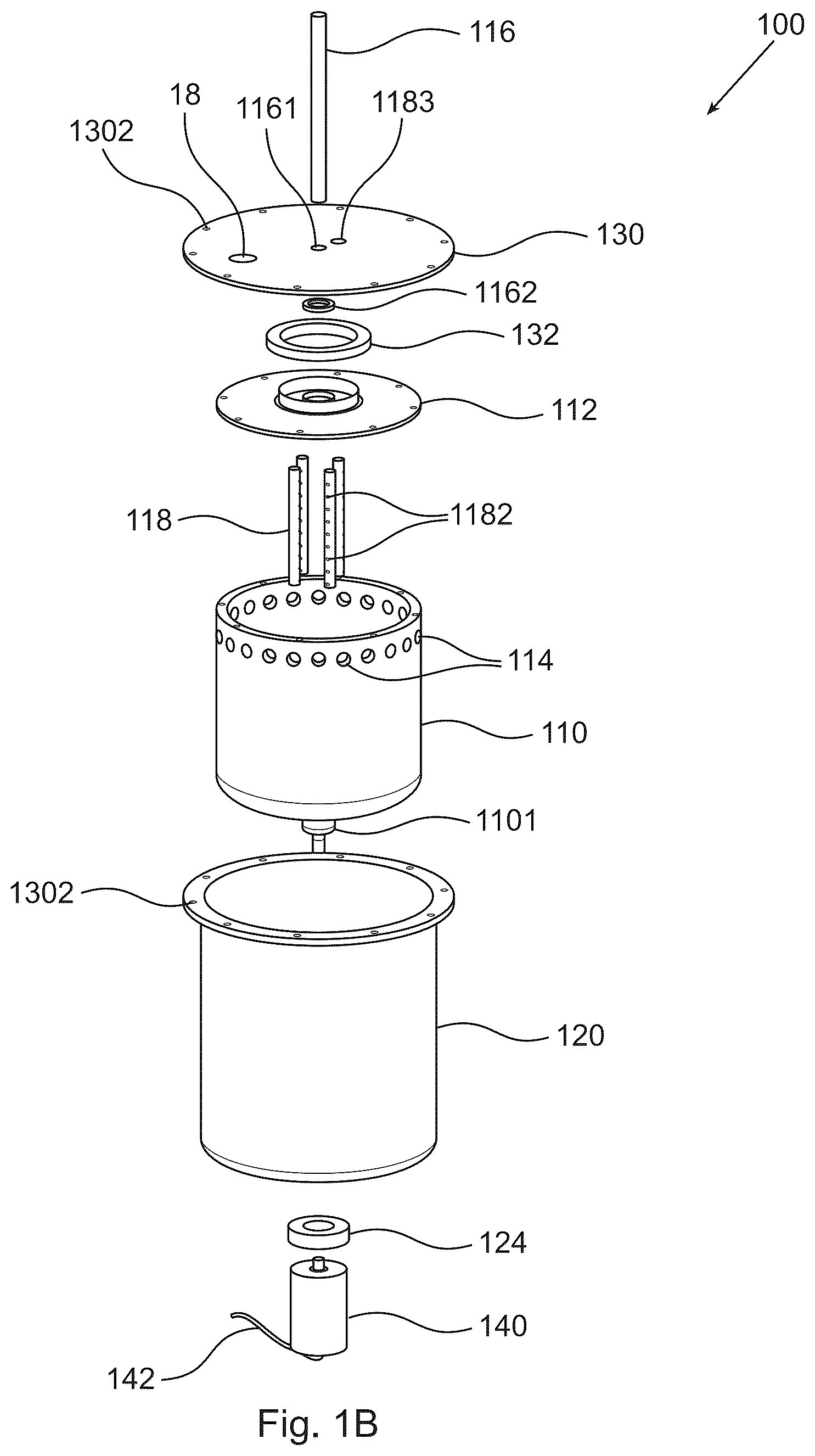 Patent US12324877 Figure 2 – Blood-gas exchange device and methods of use