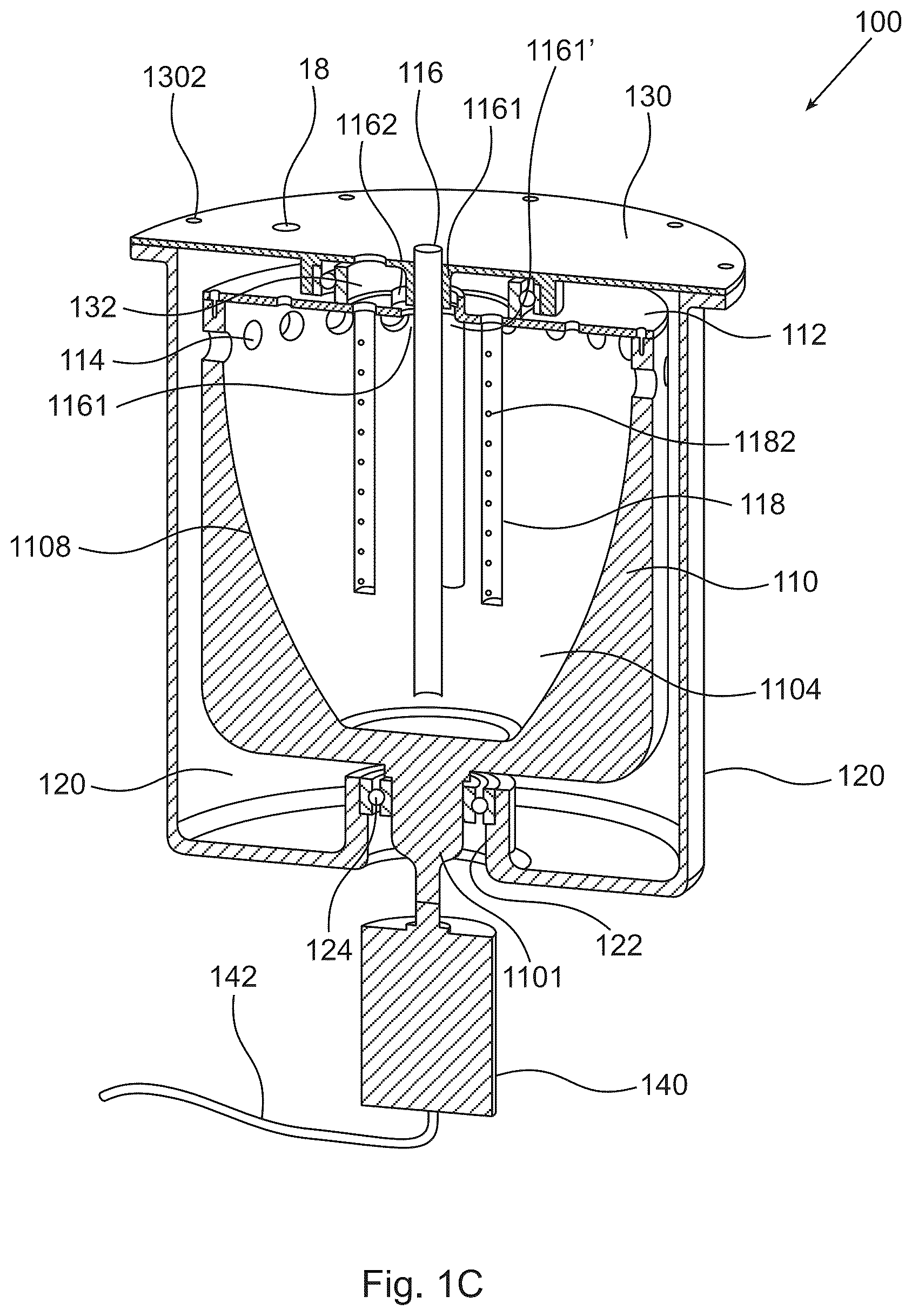 Patent US12324877 Figure 3 – Blood-gas exchange device and methods of use