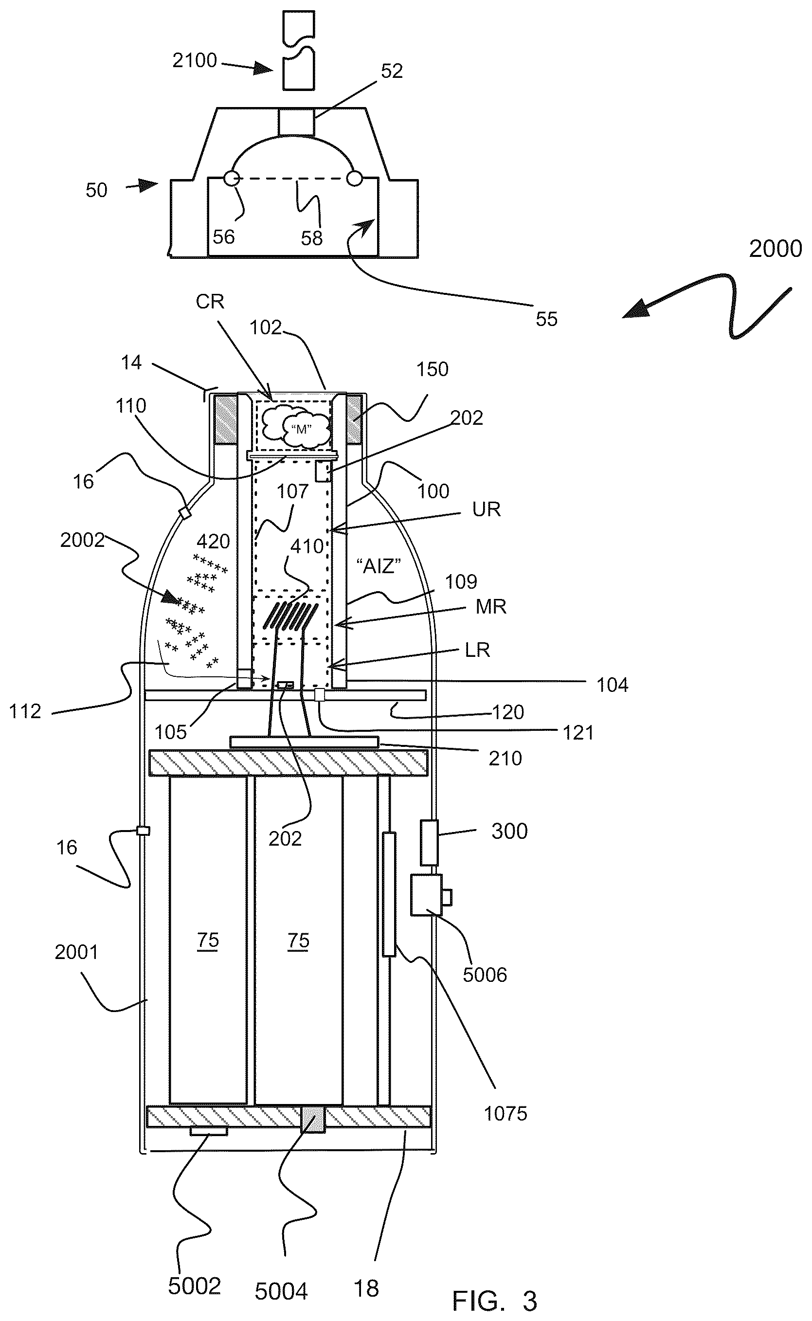 Patent US12324882 Figure 3 – Aromatherapy convection heating control system