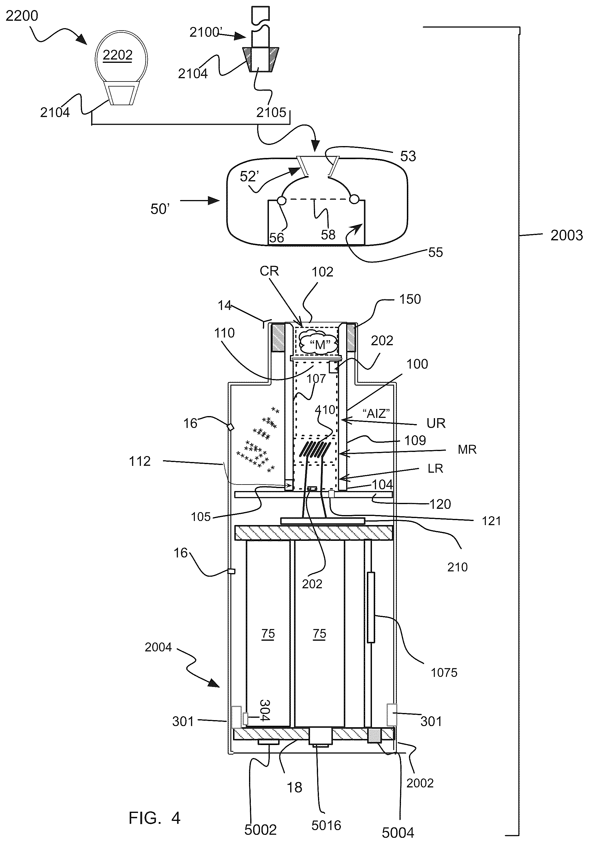 Patent US12324882 Figure 4 – Aromatherapy convection heating control system