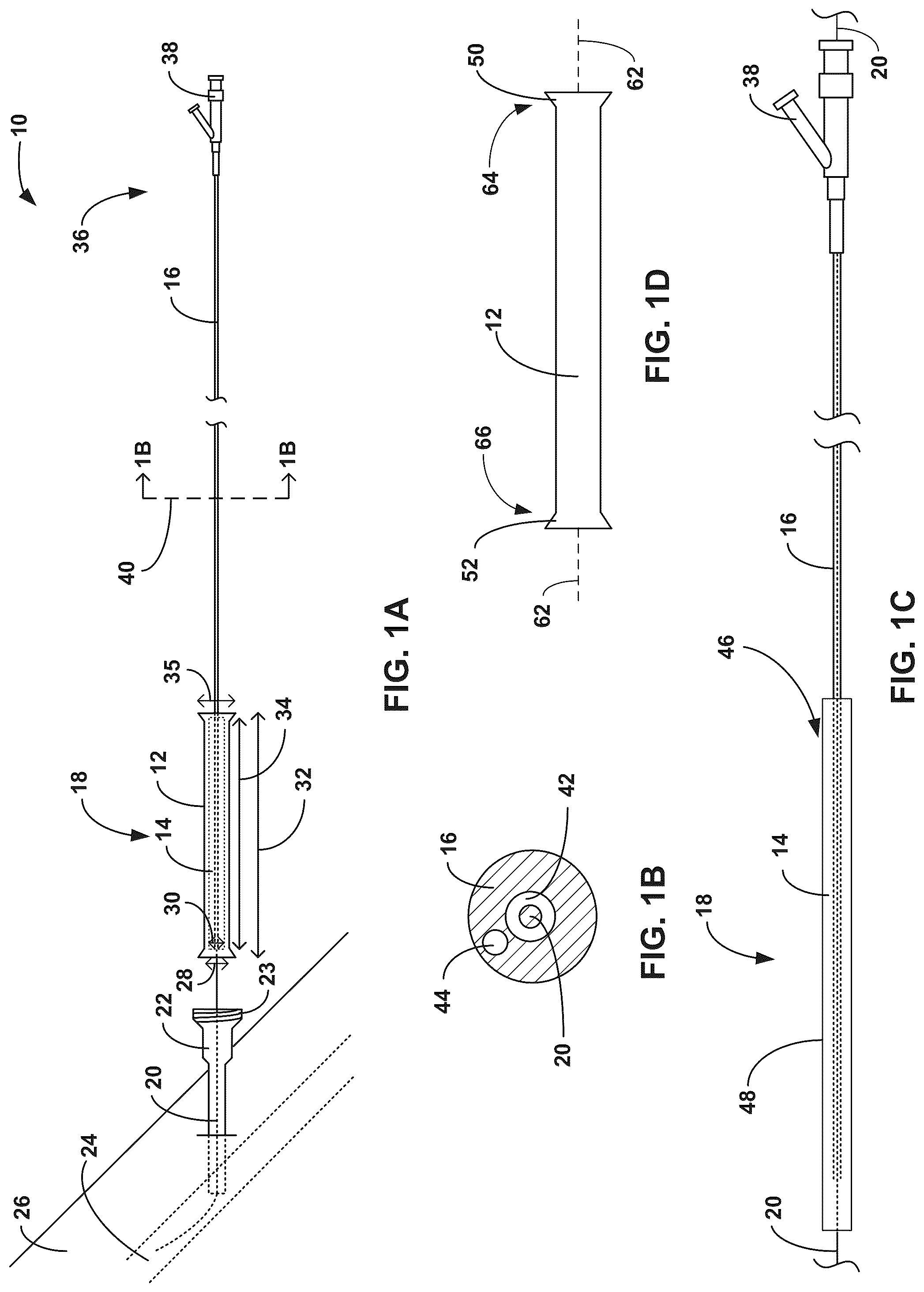 Patent US12324883 Figure 1 – Expandable balloon sheaths