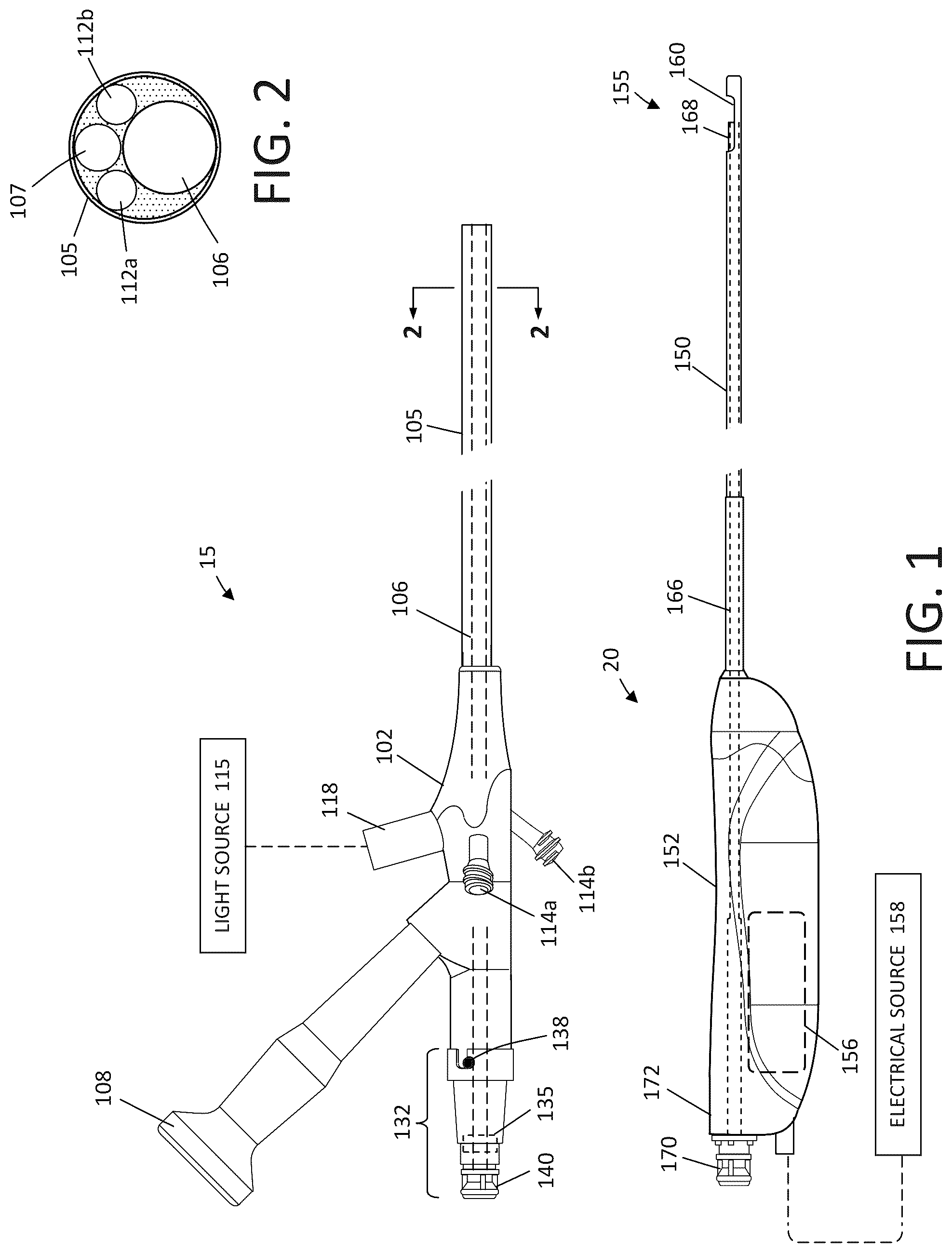 Patent US12324889 Figure 1 – Fluid management system and methods