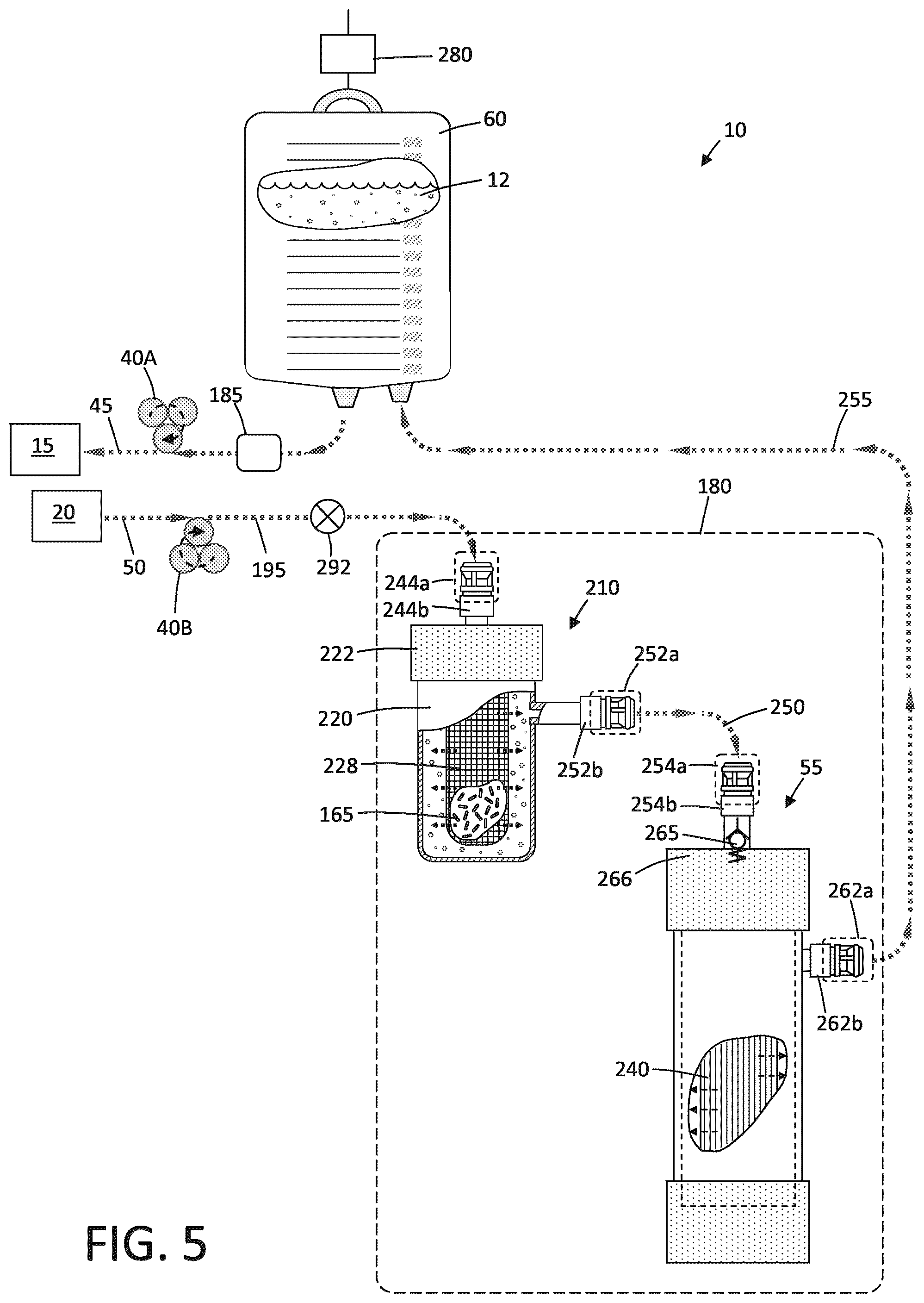 Patent US12324889 Figure 4 – Fluid management system and methods