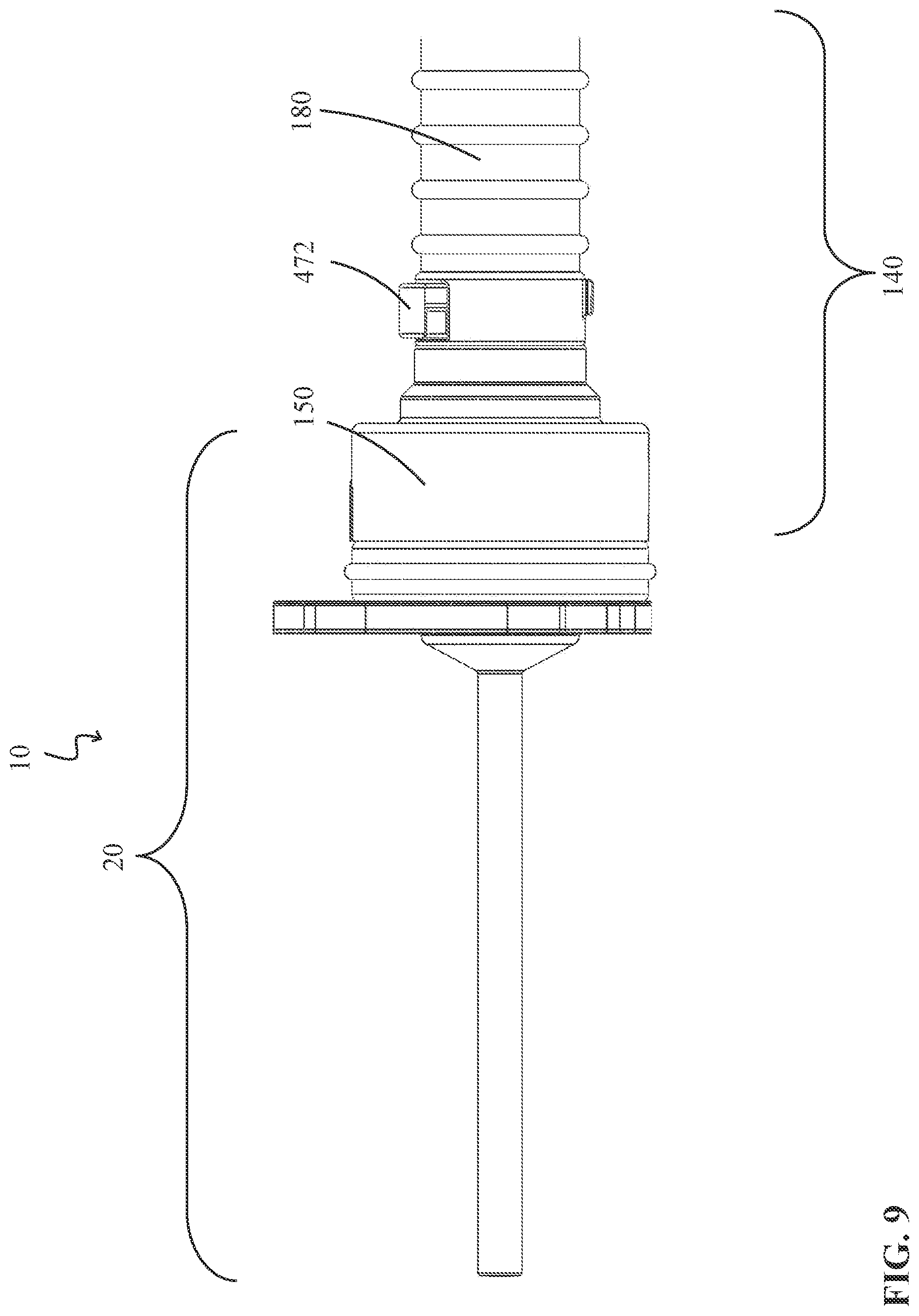 Patent US12324894 Figure 9 – Percutaneous access pathway system