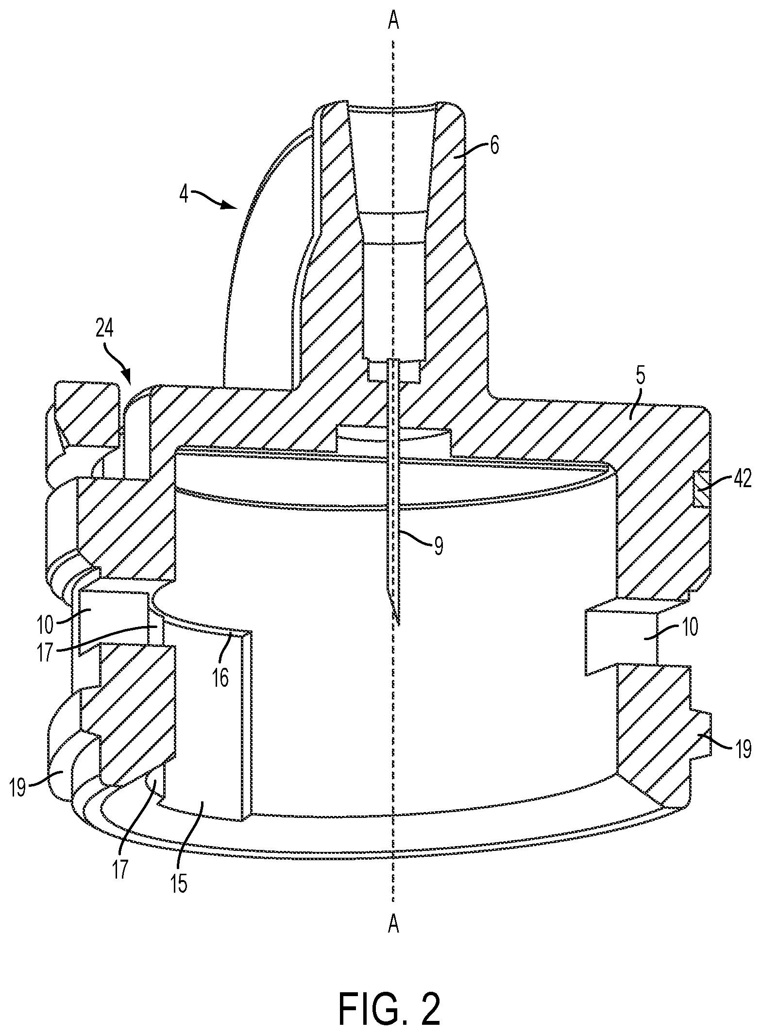 Patent US12324897 Figure 2 – Smart connection interface