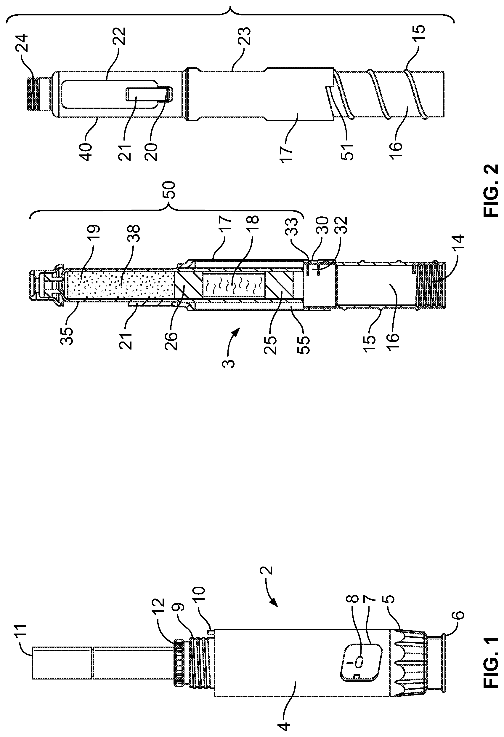 Patent US12324900 Figure 1 – Medicament delivery device