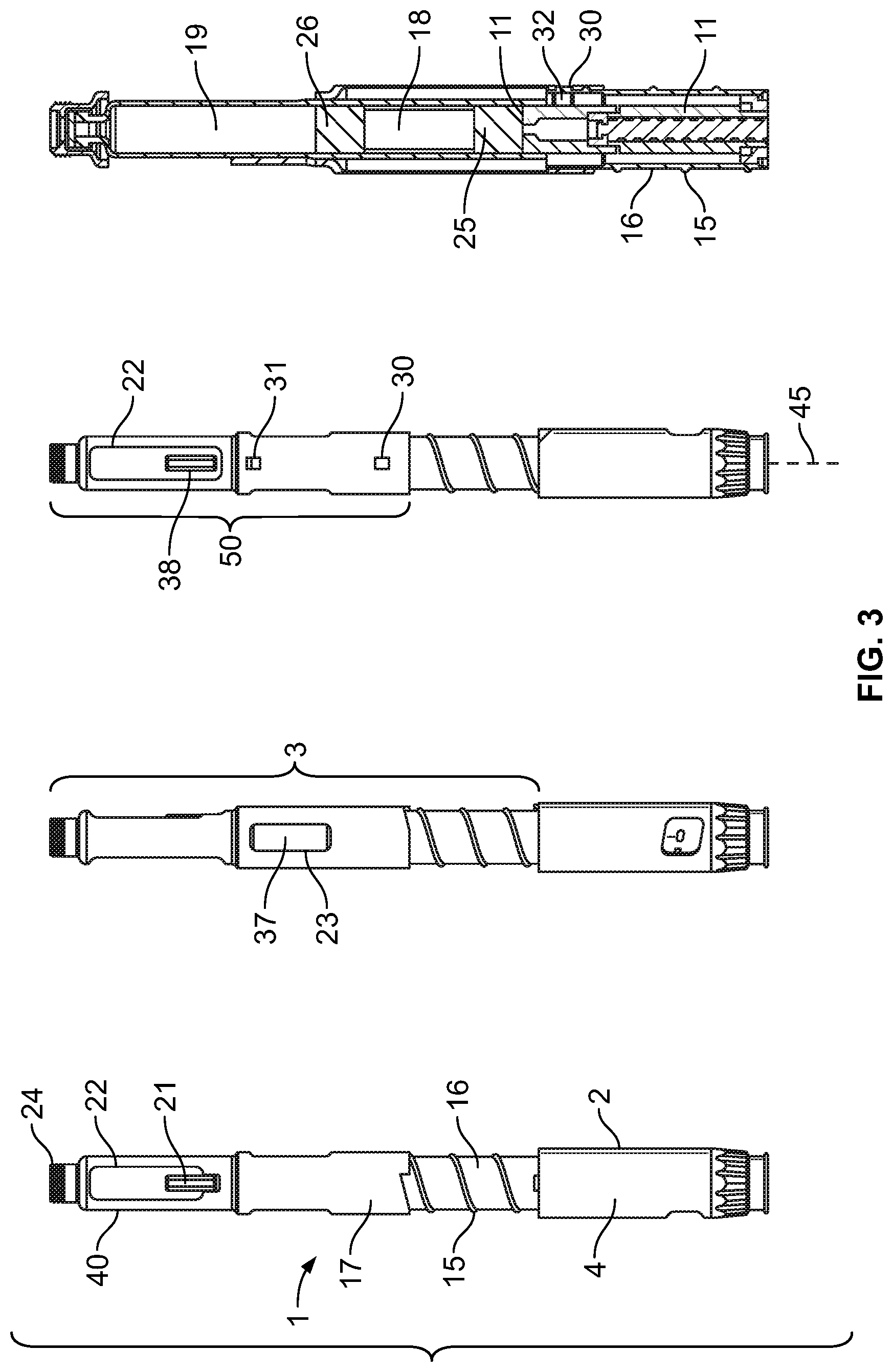 Patent US12324900 Figure 2 – Medicament delivery device