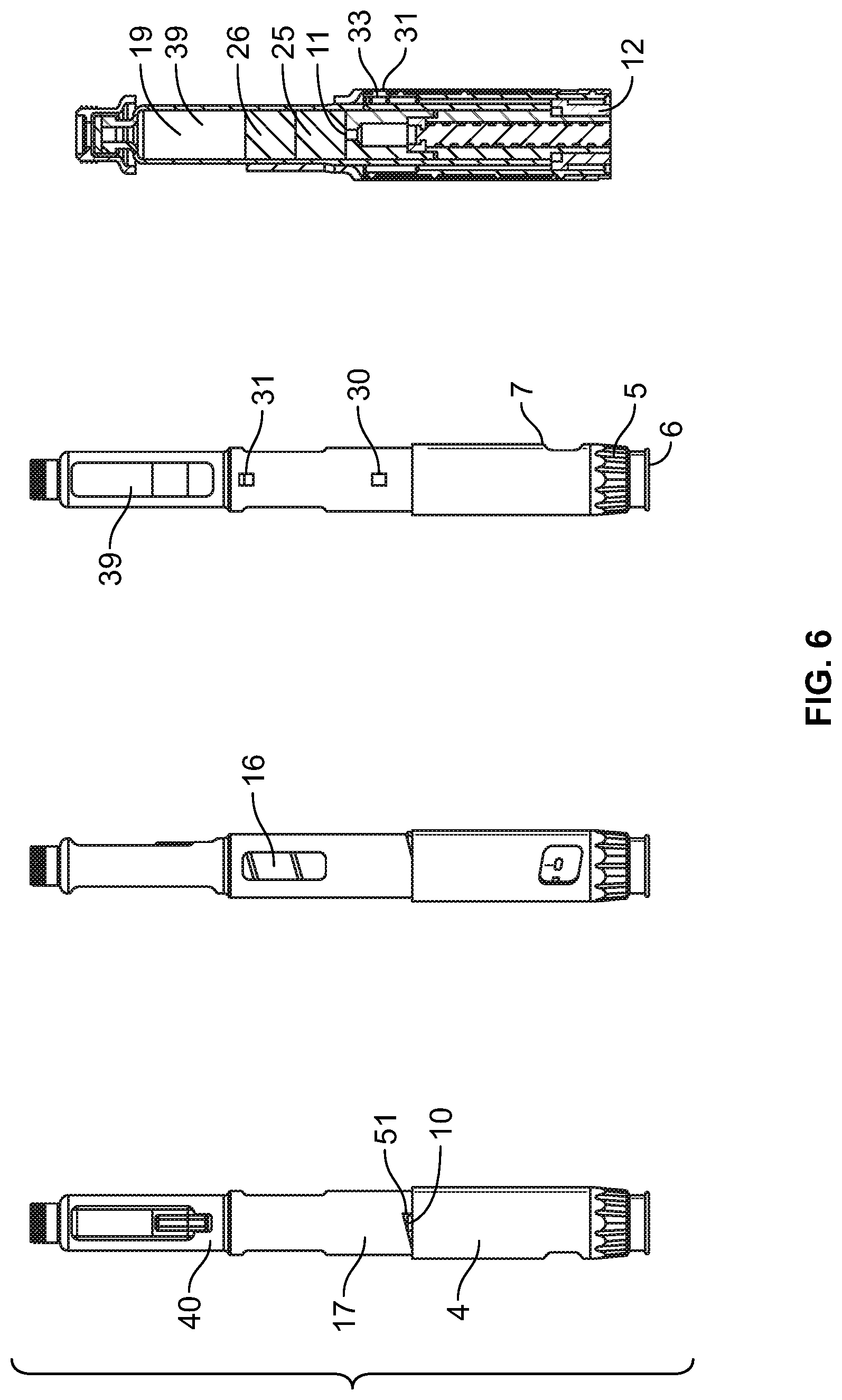 Patent US12324900 Figure 5 – Medicament delivery device
