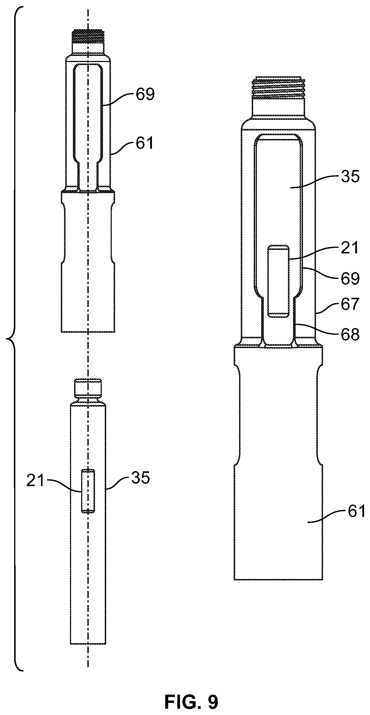 Patent US12324900 Figure 8 – Medicament delivery device