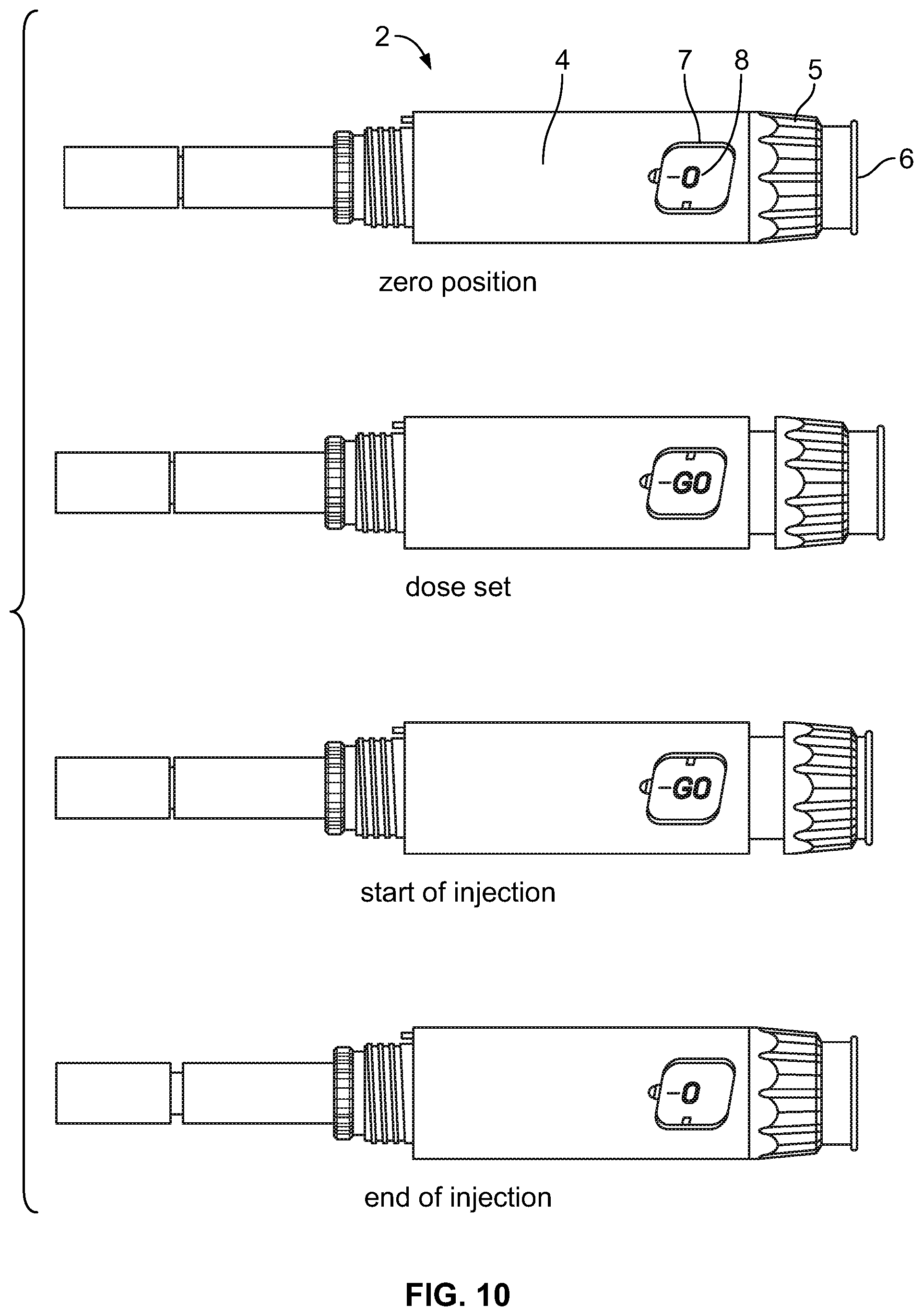 Patent US12324900 Figure 9 – Medicament delivery device