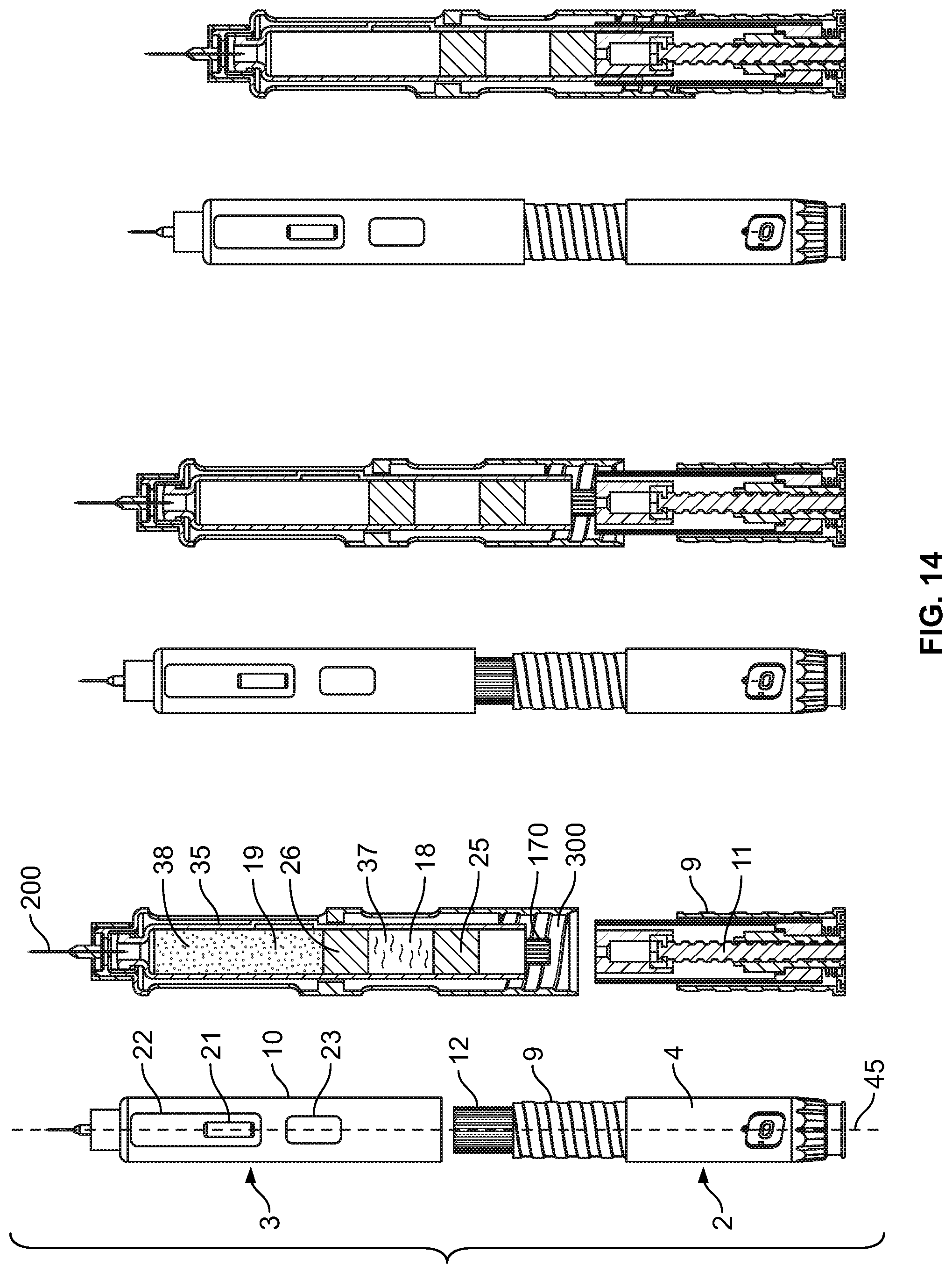 Patent US12324900 Figure 13 – Medicament delivery device