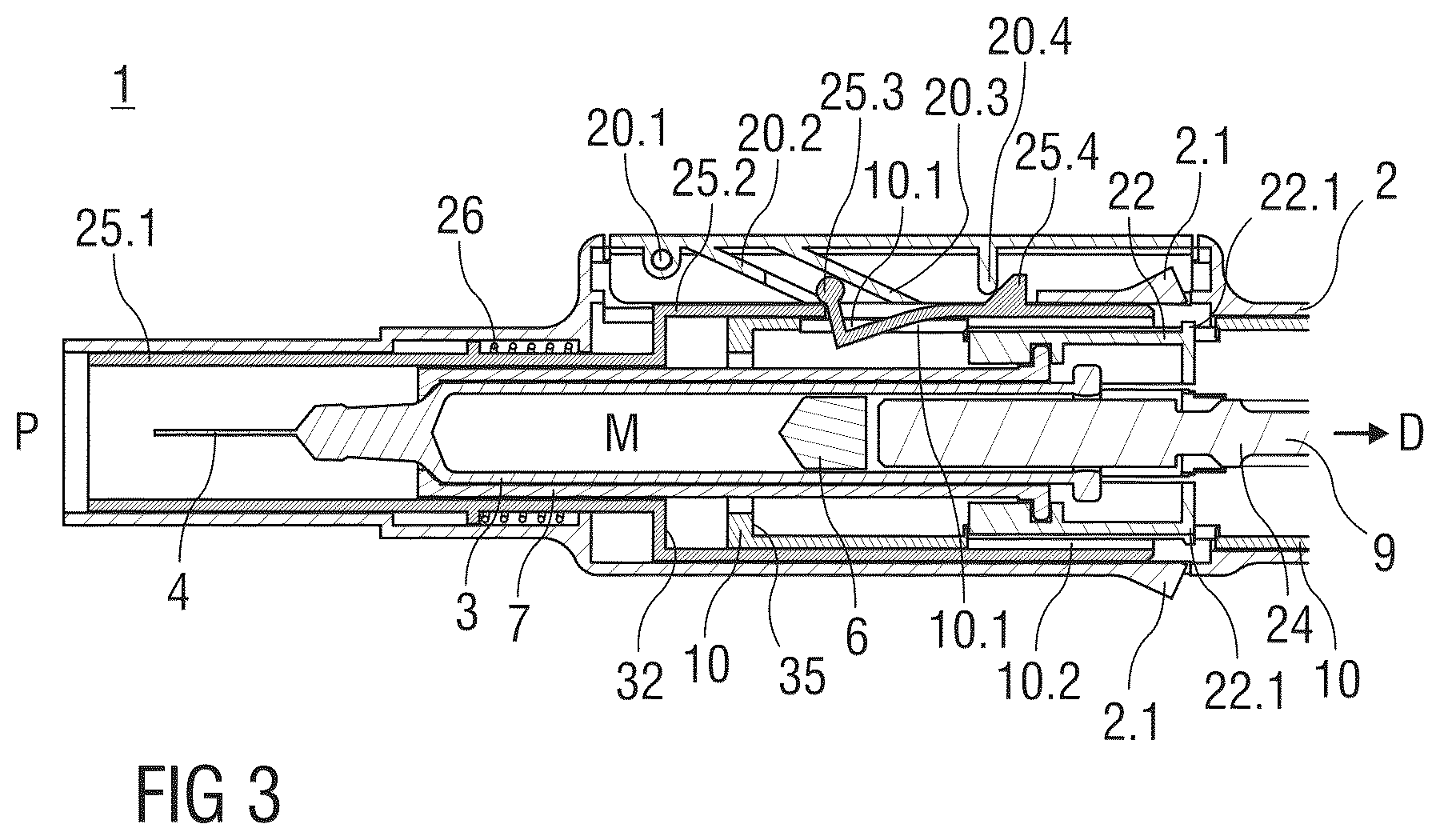 Patent US12324902 Figure 3 – Auto-injector