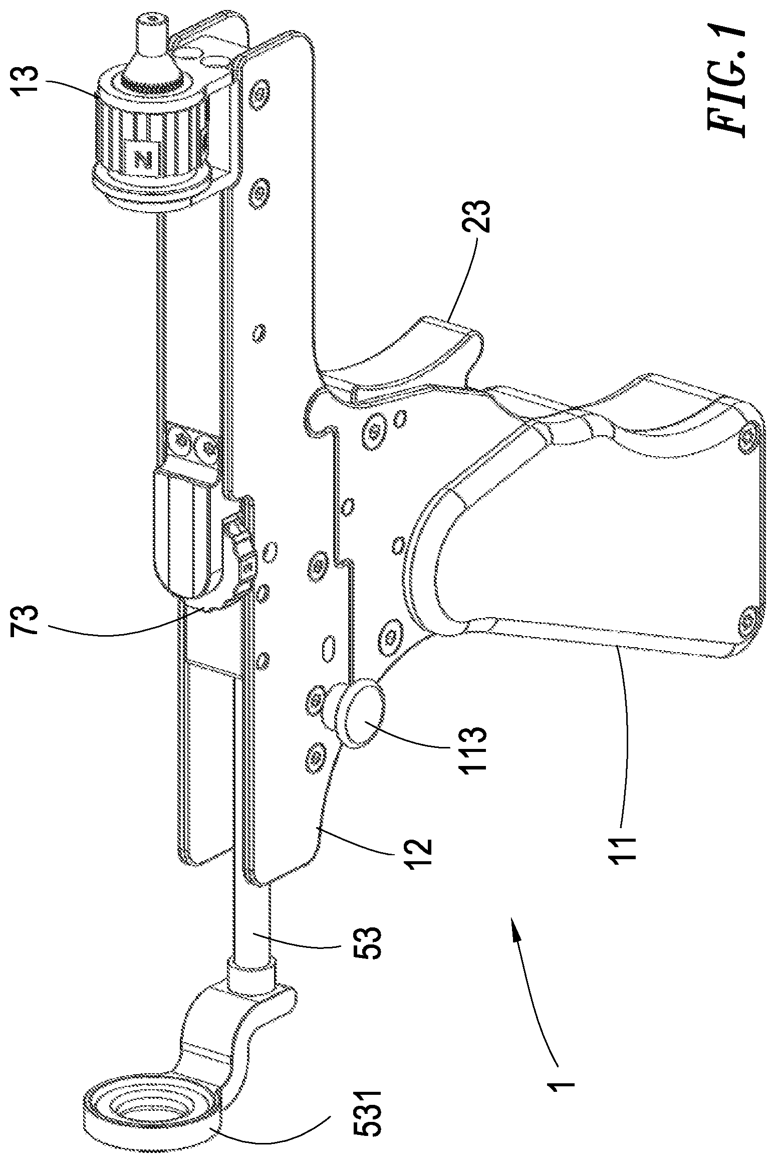 Patent US12324904 Figure 1 – Electric injection device