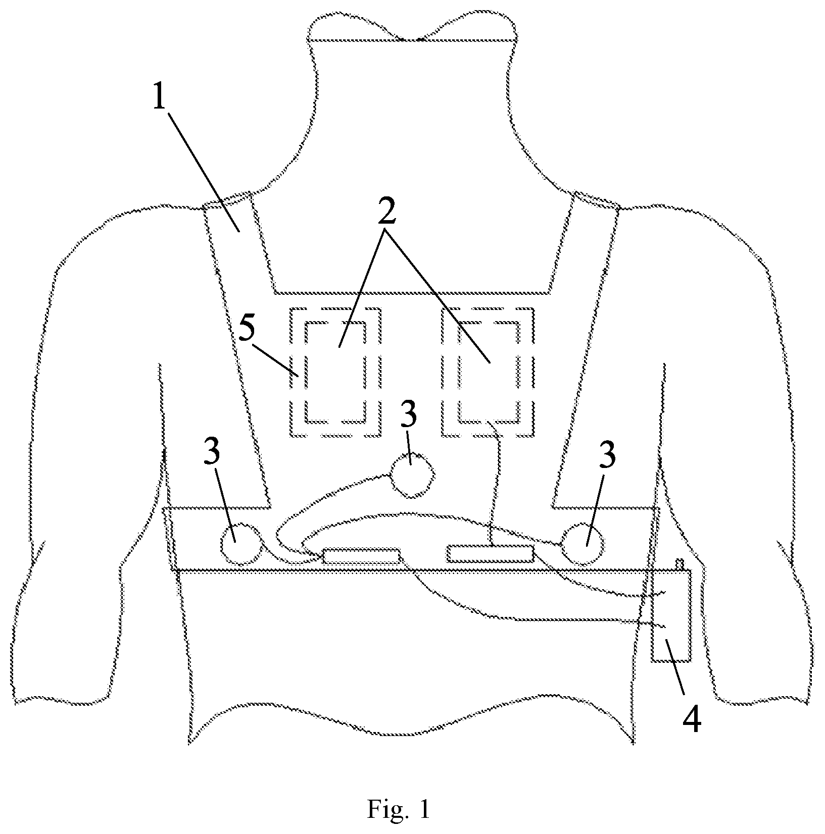 Patent US12324907 — Electrode plate and wearable defibrillation device — Figure 1