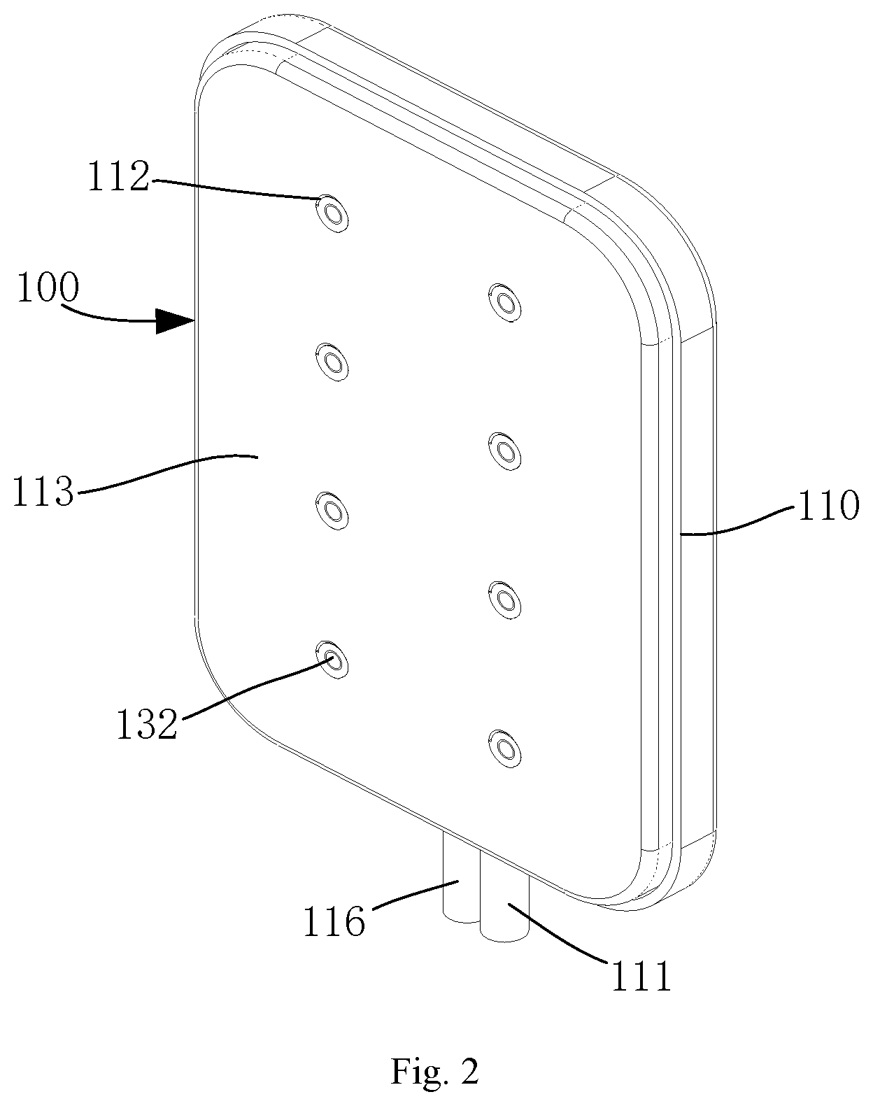 Patent US12324907 Figure 2 – Electrode plate and wearable defibrillation device