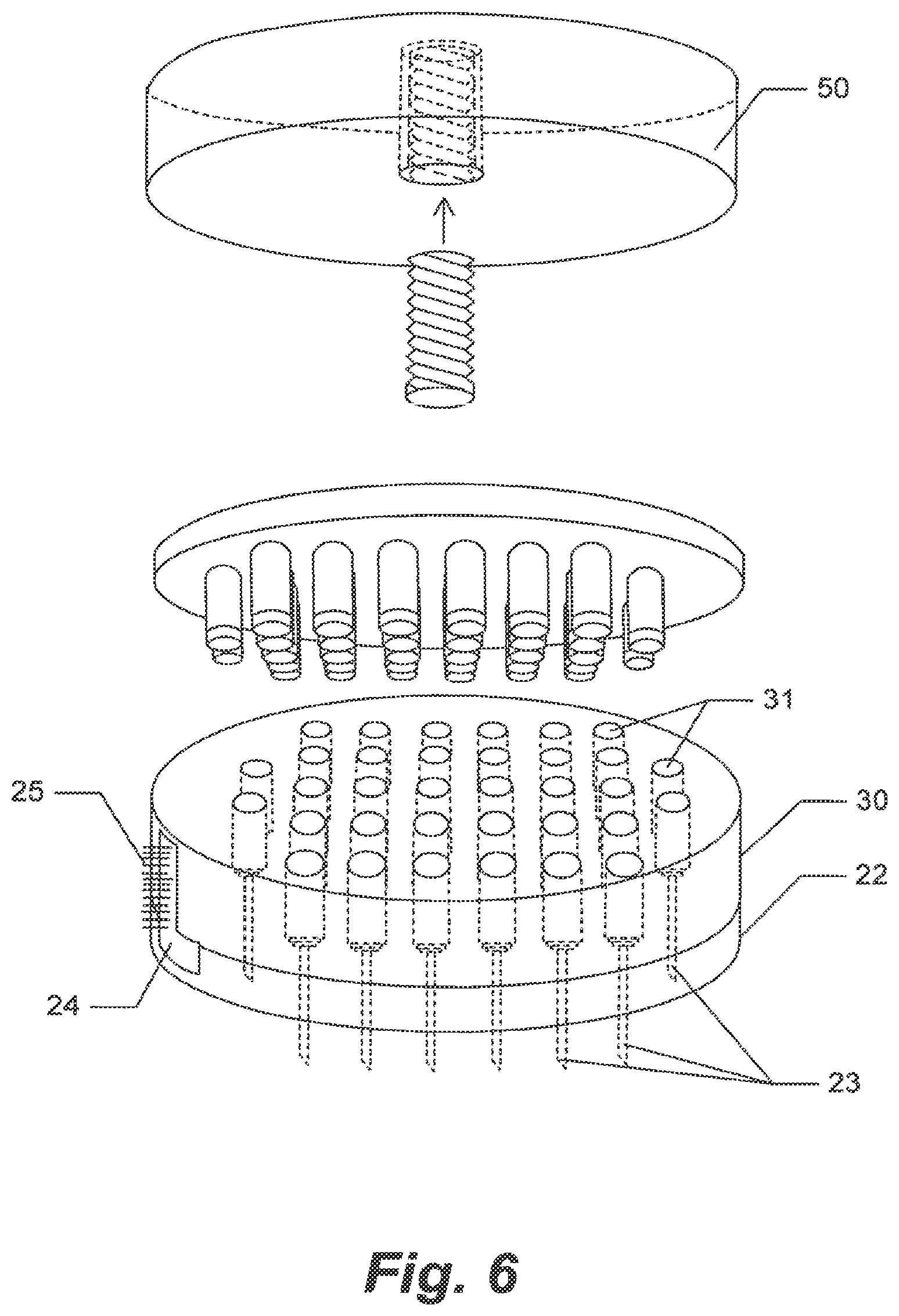 Patent US12324913 Figure 6 – Method and device for treating microscopic residual tumors remaining in tissues following surgical resection