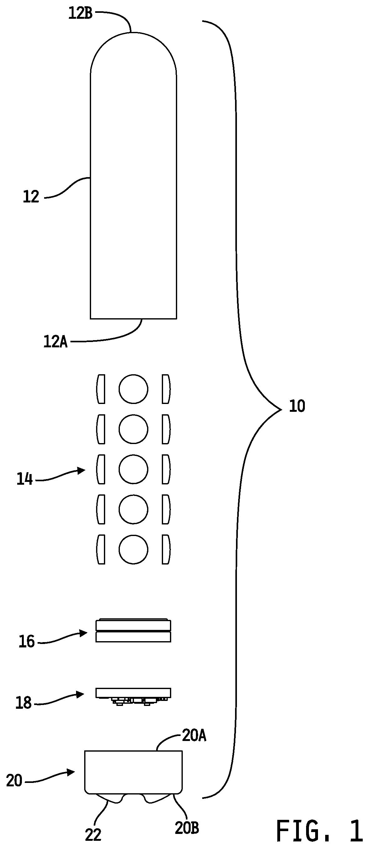 Patent US12324926 Figure 1 – Device and method for eradicating pathogens in nasal passages