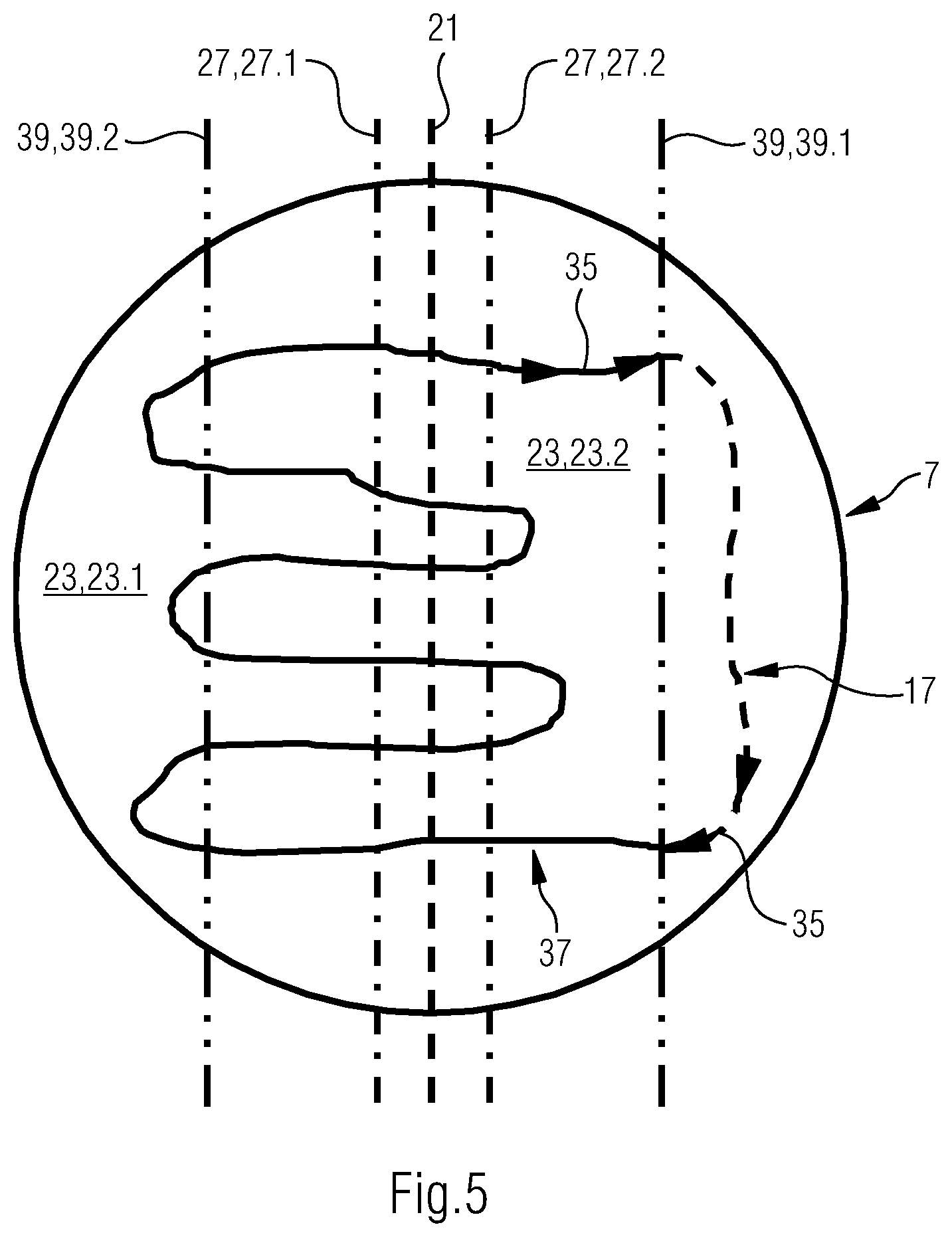 Patent US12324932 Figure 4 – Method and planning device for planning a locally selective irradiation of a working area, computer program, method and manufacturing device for additively manufacturing an object from a powder material
