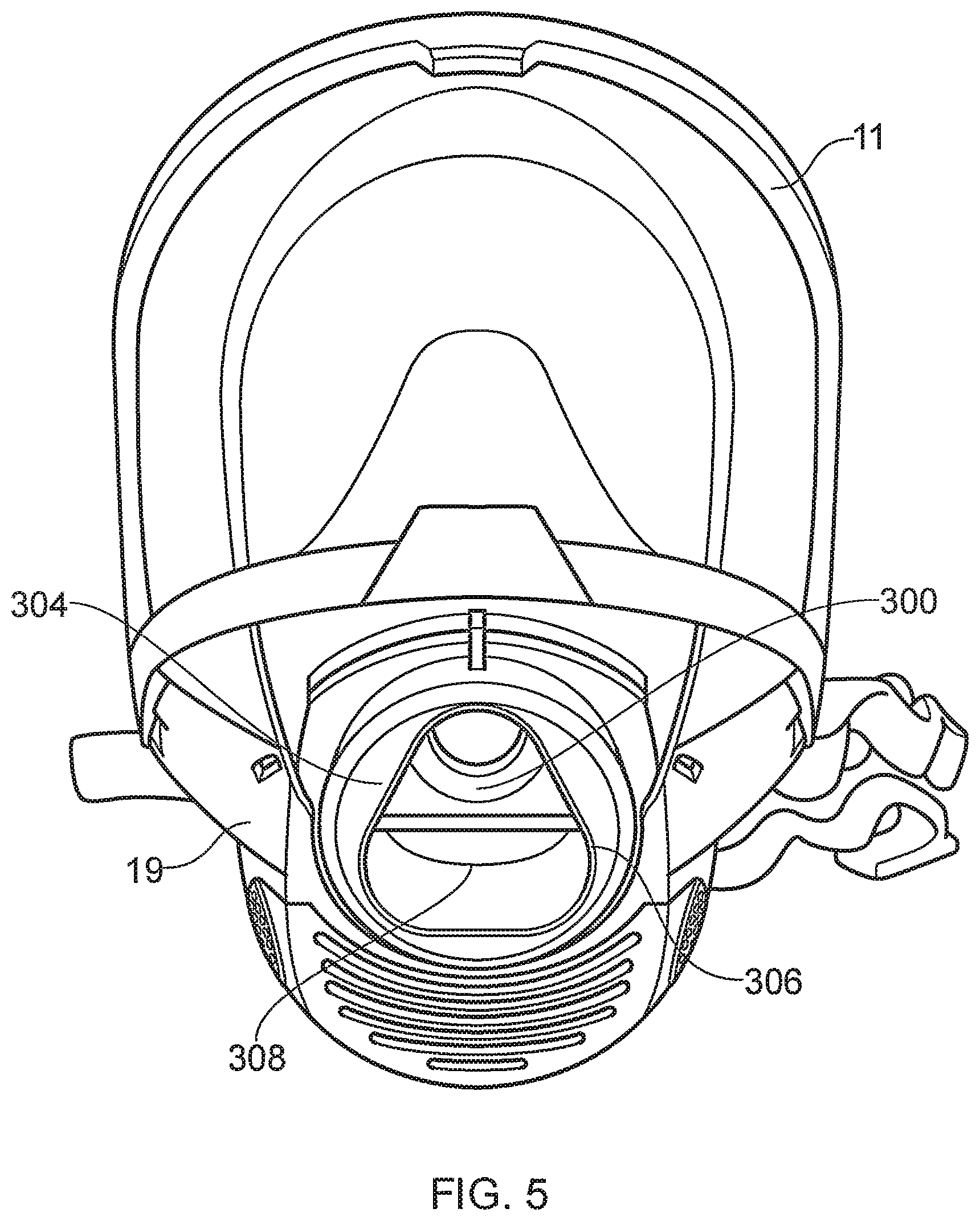 Patent US12324938 Figure 5 – Connection apparatus for breathing apparatus