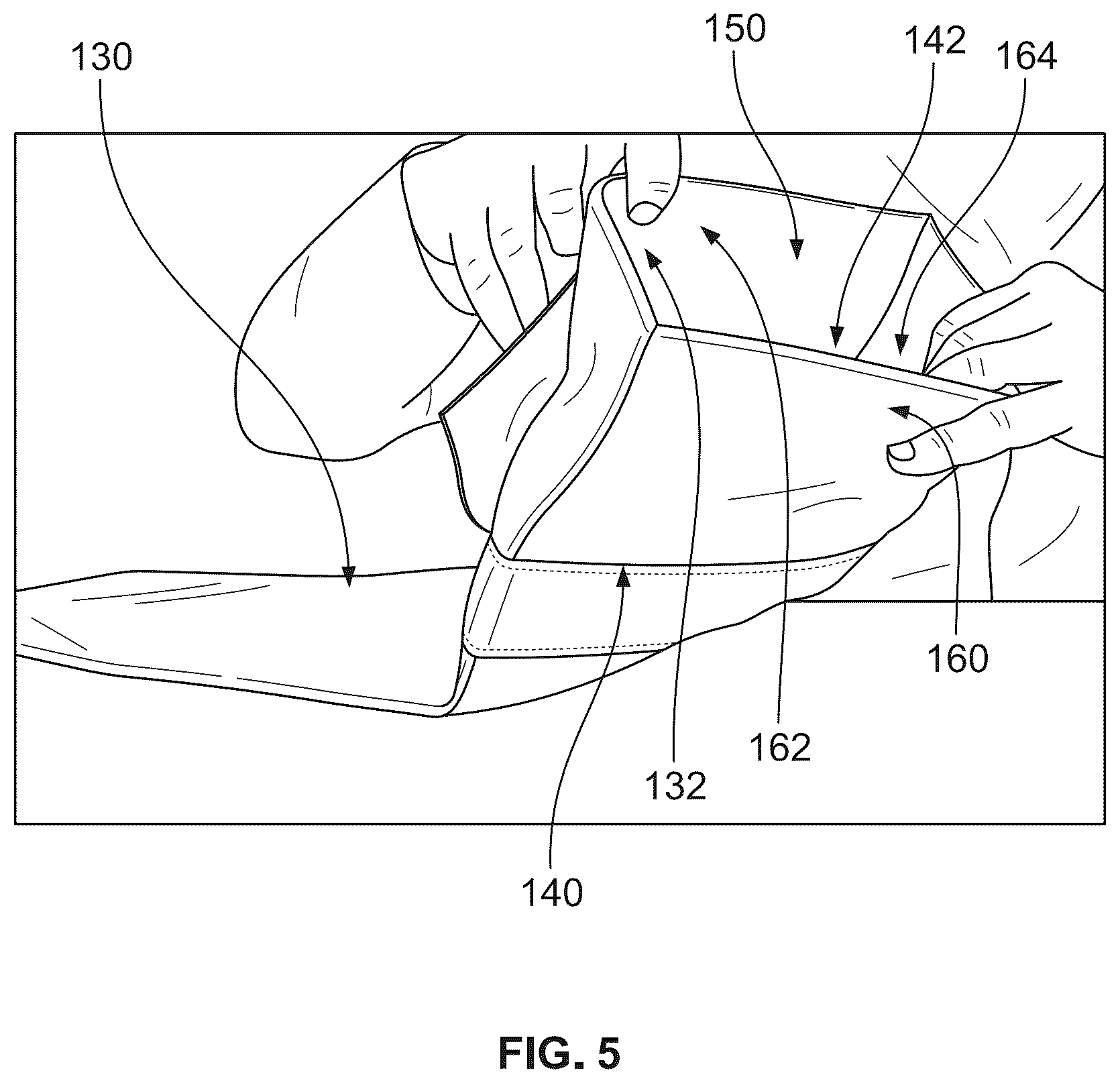 Patent US12324942 Figure 5 – Exercise bag system with multi-locking closure system