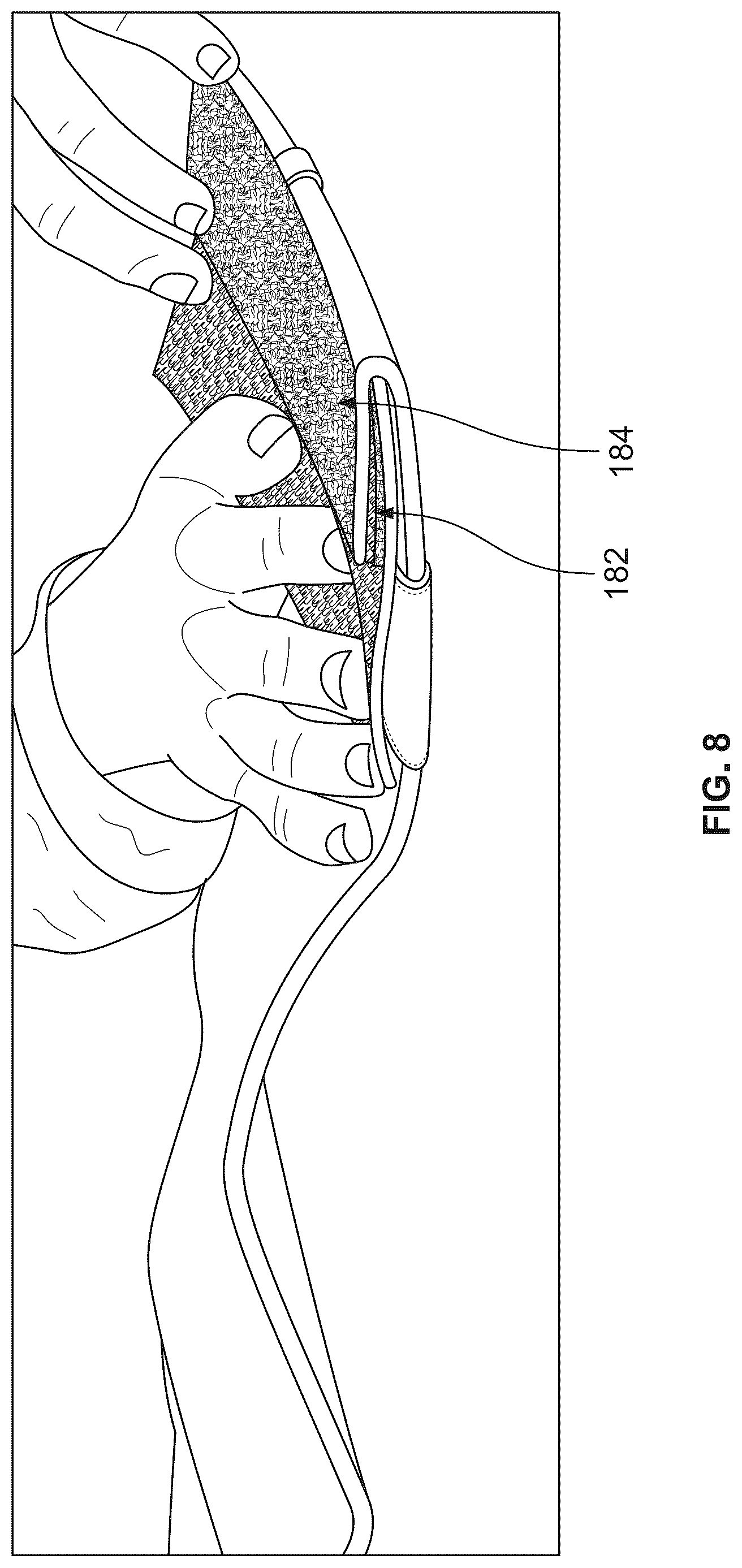 Patent US12324942 Figure 8 – Exercise bag system with multi-locking closure system