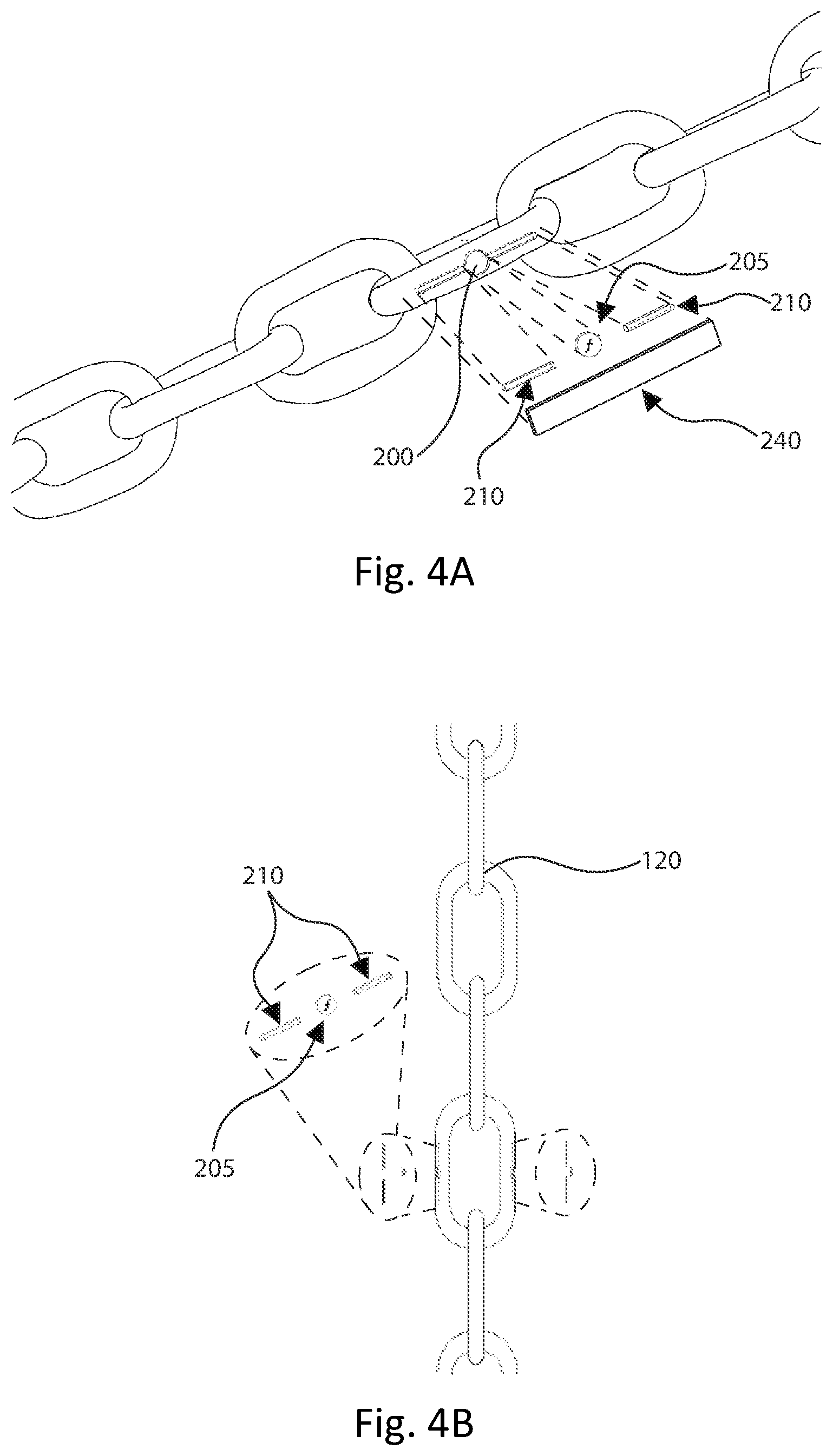 Patent US12324943 Figure 4 – Weight training chain apparatus and method of use
