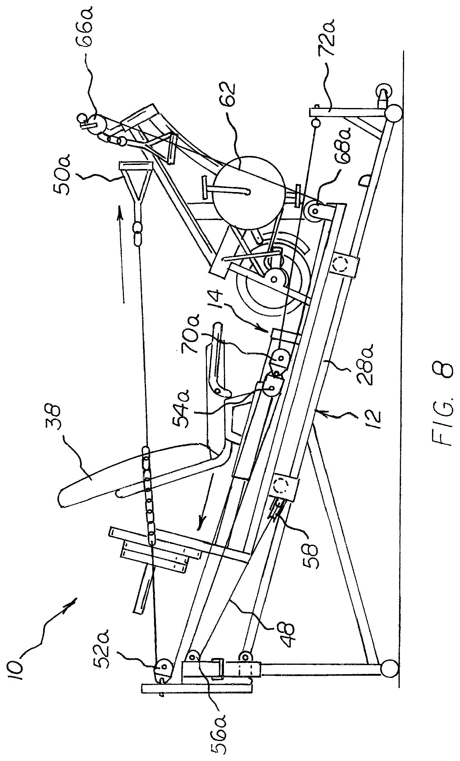 Patent US12324944 Figure 6 – Exercise machine