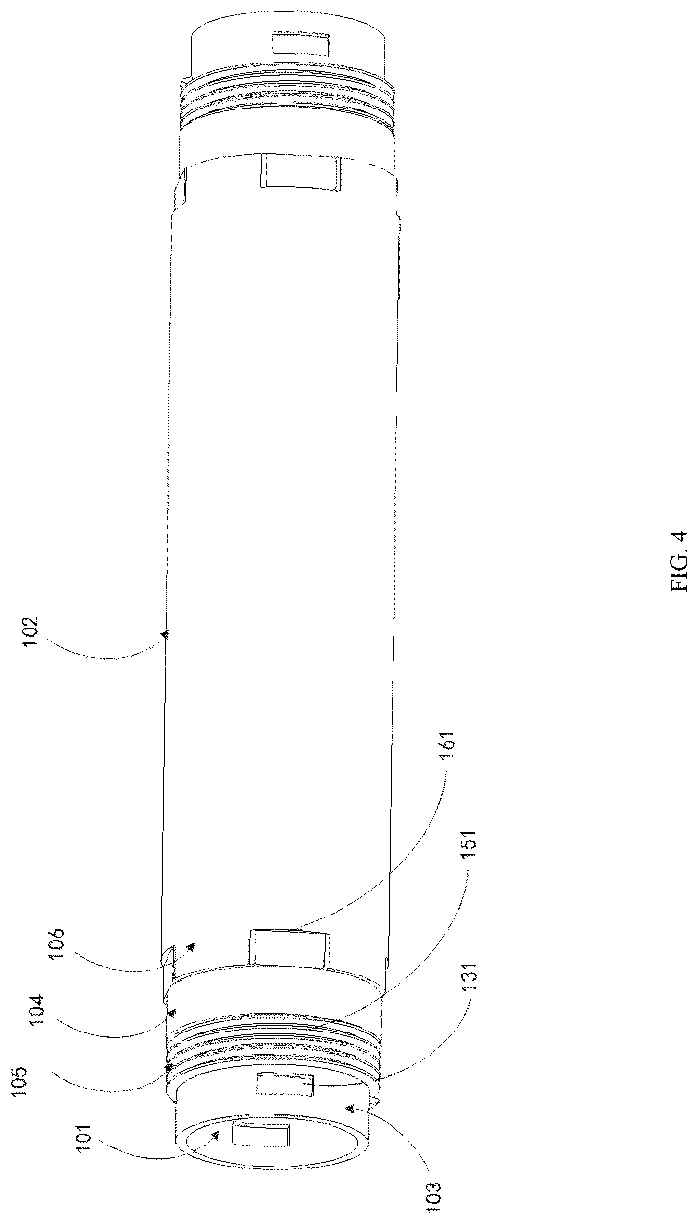 Patent US12324946 Figure 4 – Fast adjustable dumbbell