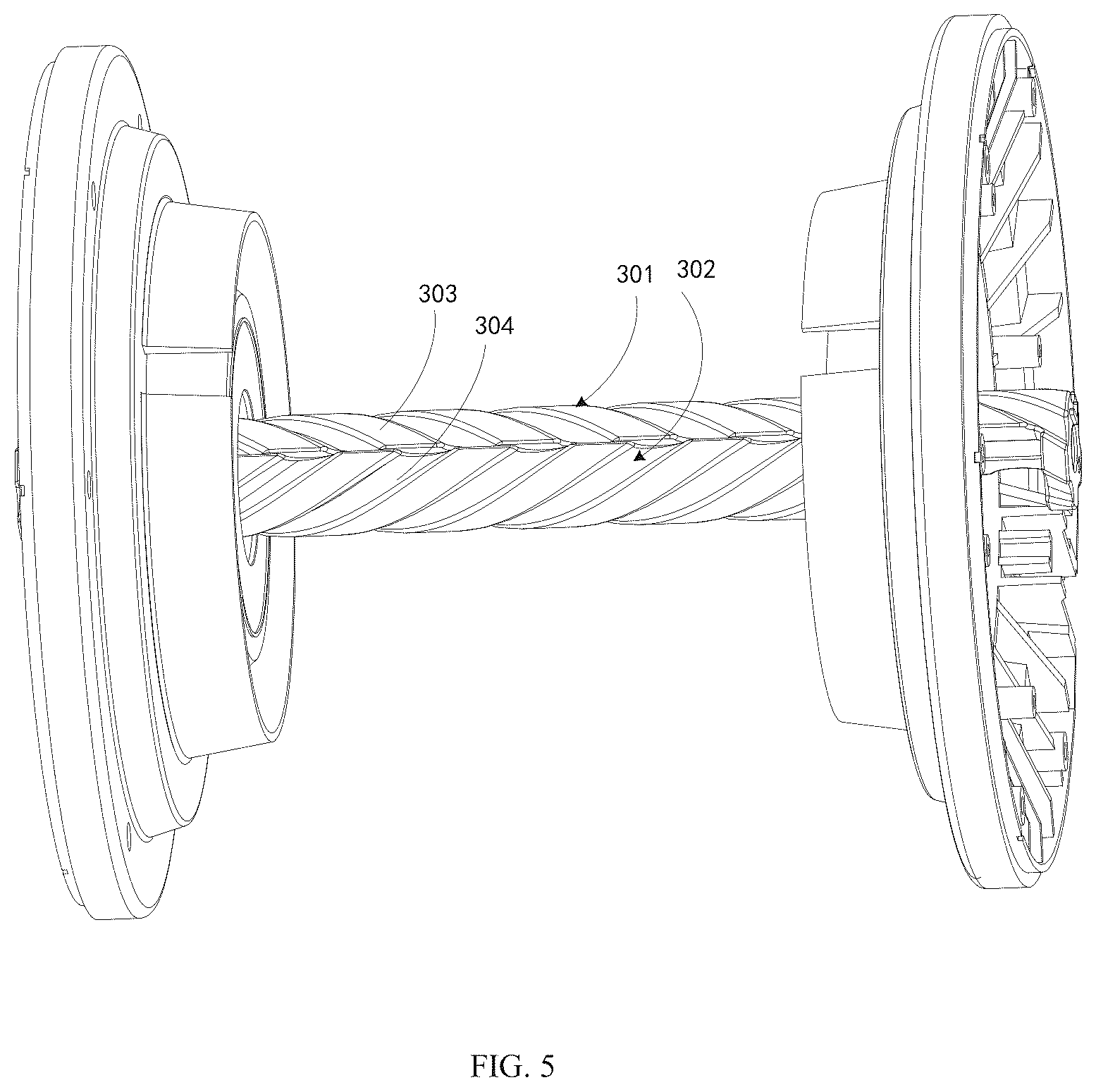 Patent US12324946 Figure 5 – Fast adjustable dumbbell
