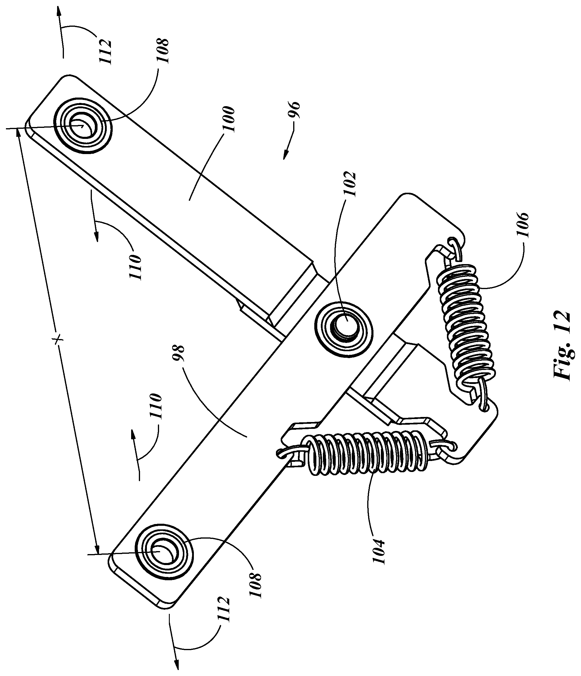 Patent US12324948 Figure 12 – Exercise device
